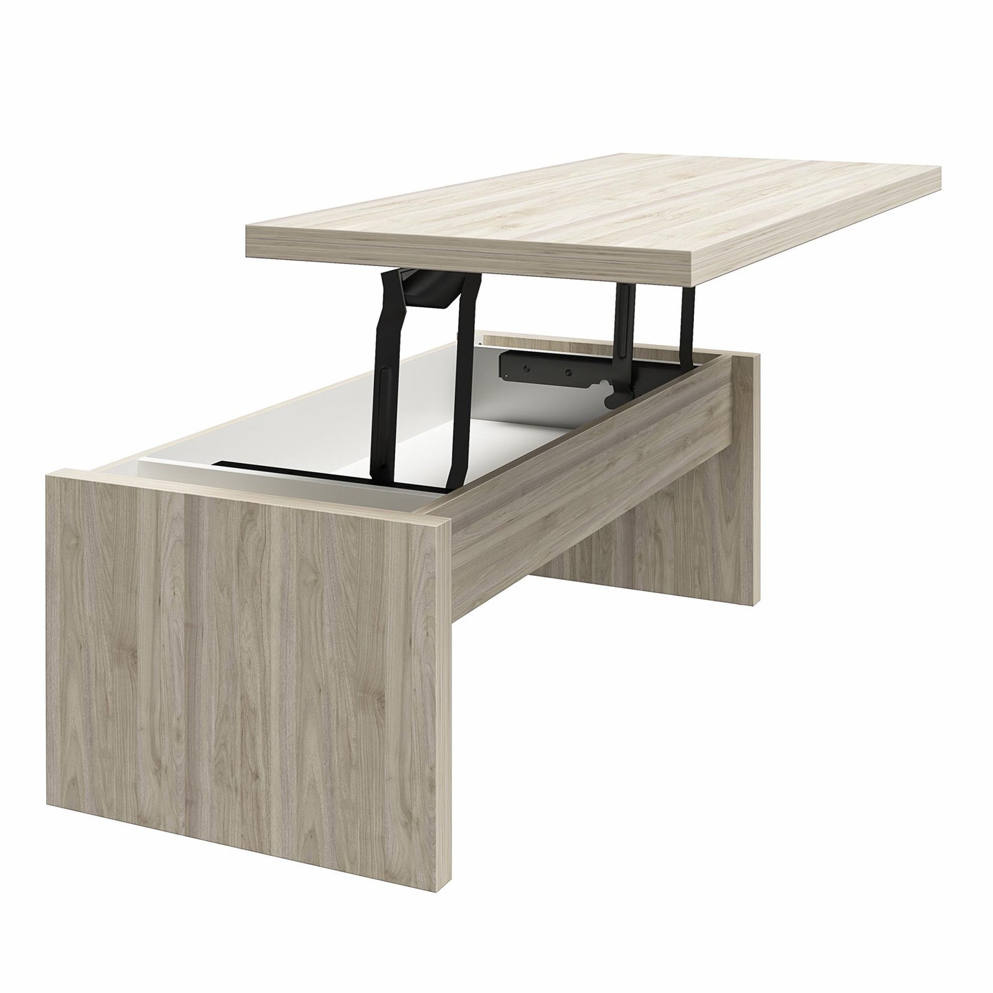 Winston Lift Top Coffee Table, Light Walnut - Light Walnut