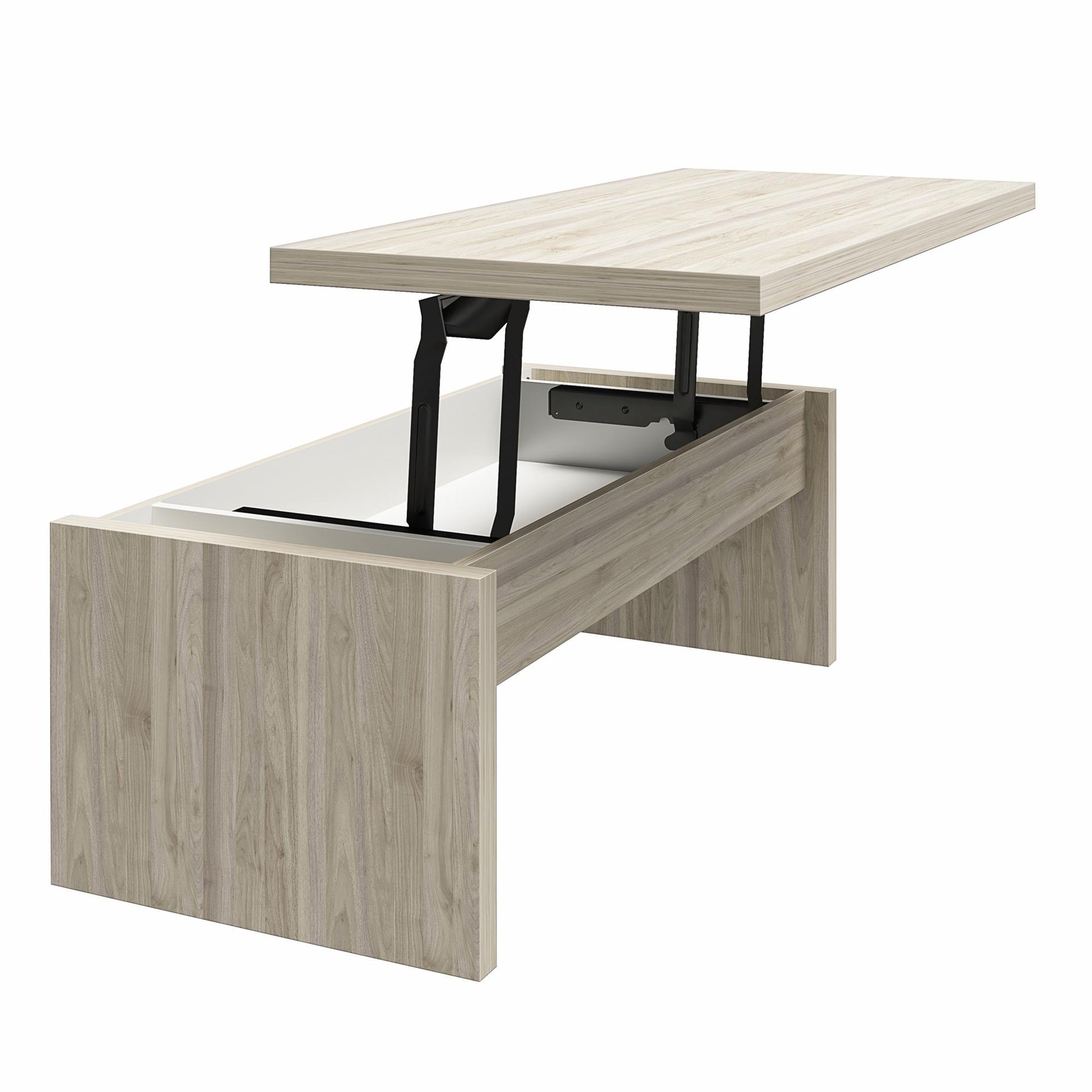 Winston Lift Top Coffee Table, Light Walnut - Light Walnut