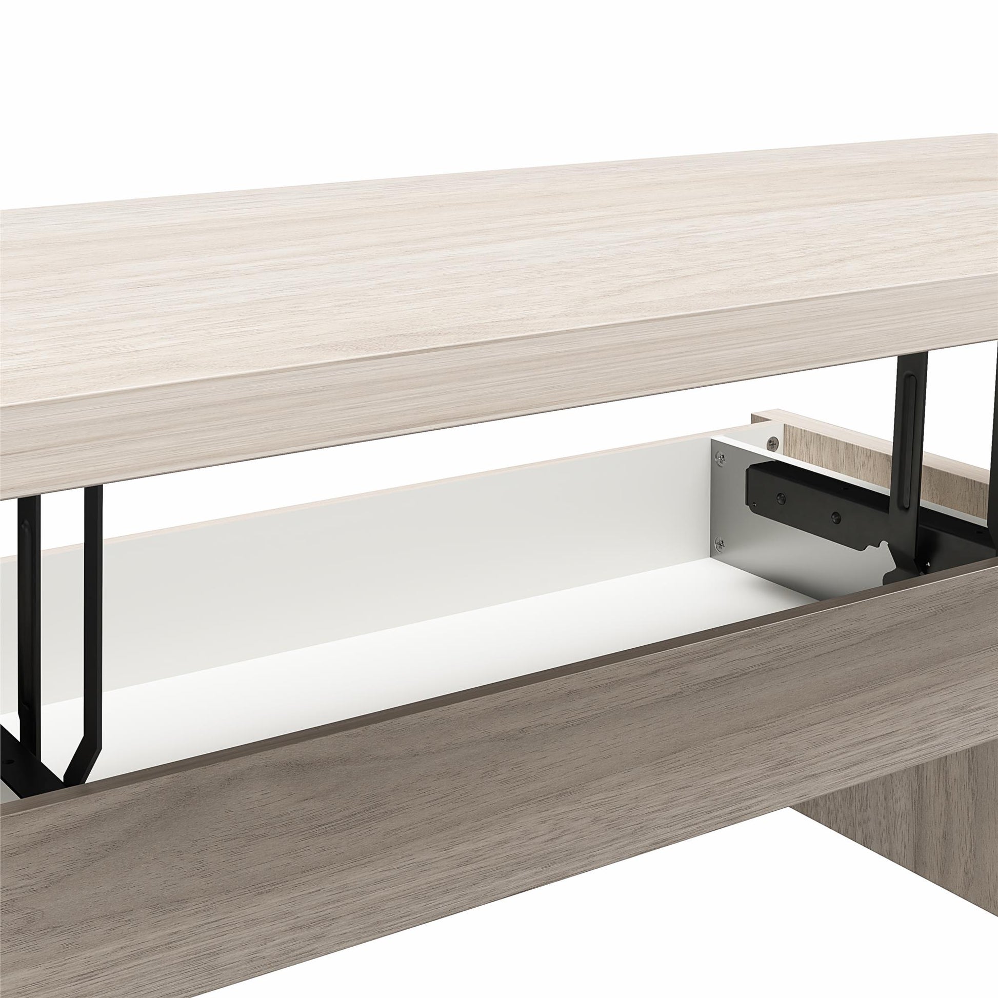 Winston Lift Top Coffee Table, Light Walnut - Light Walnut