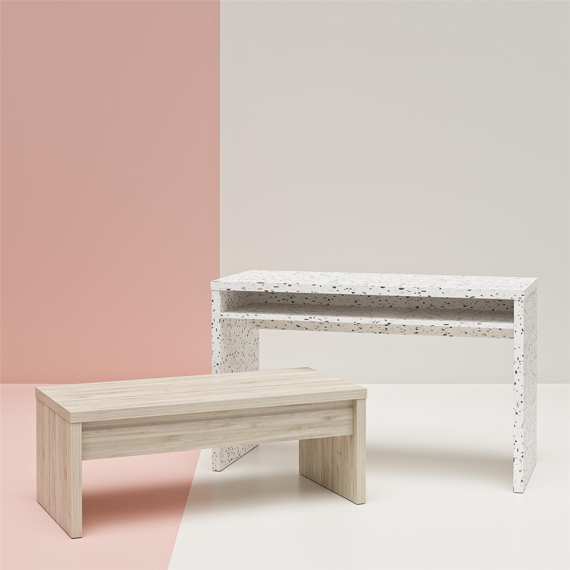 Winston Lift Top Coffee Table, Light Walnut - Light Walnut