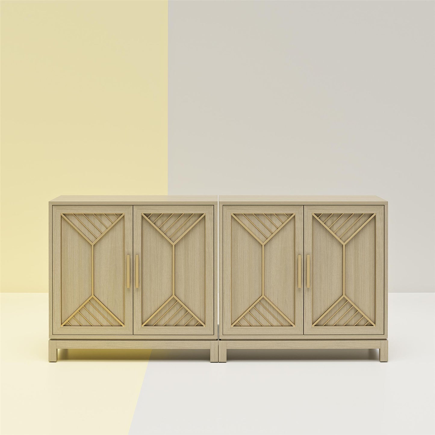 Neely Accent Cabinet, Pale Oak - Pale Oak