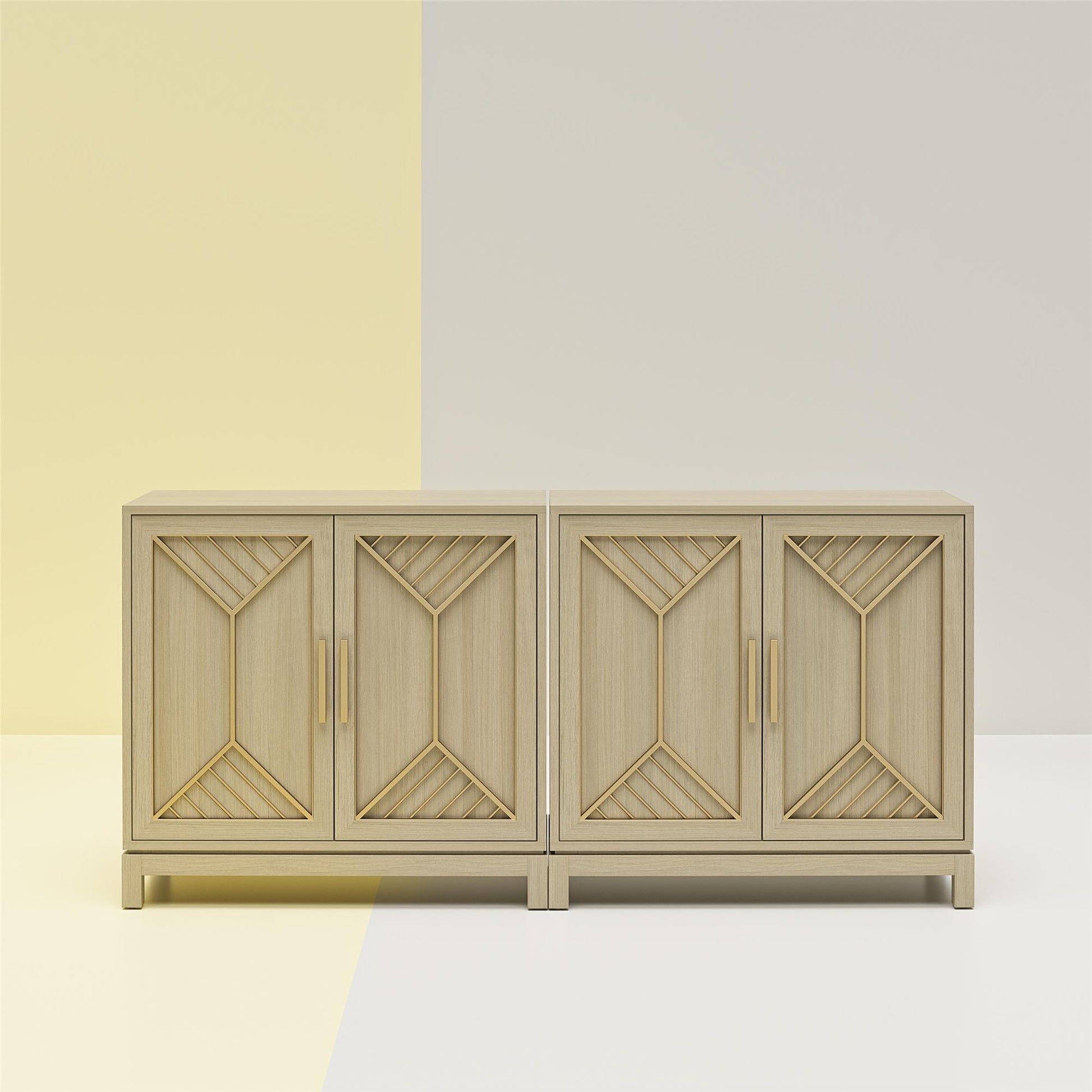 Neely Accent Cabinet, Pale Oak - Pale Oak
