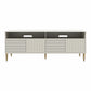 Daphne TV Console, Taupe  - Taupe