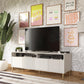 Daphne TV Console, Taupe  - Taupe