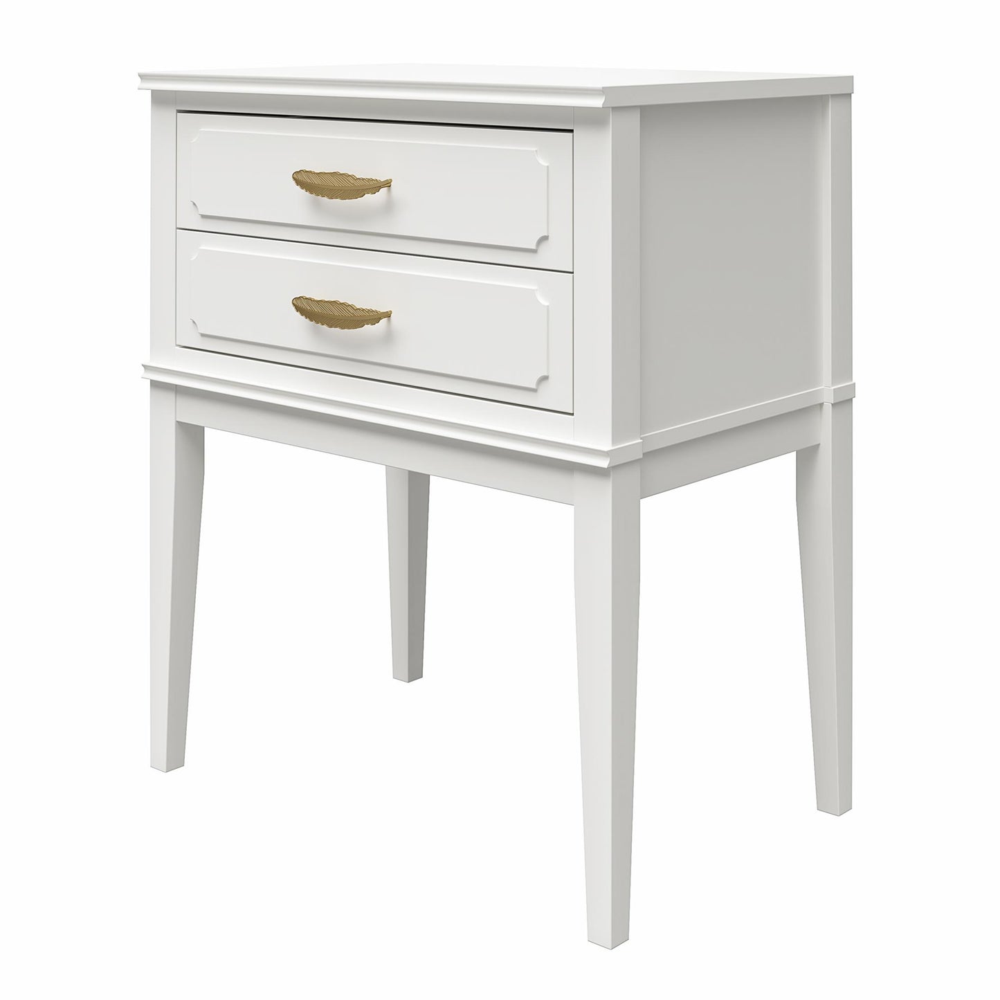 Stella Accent Table, White - White