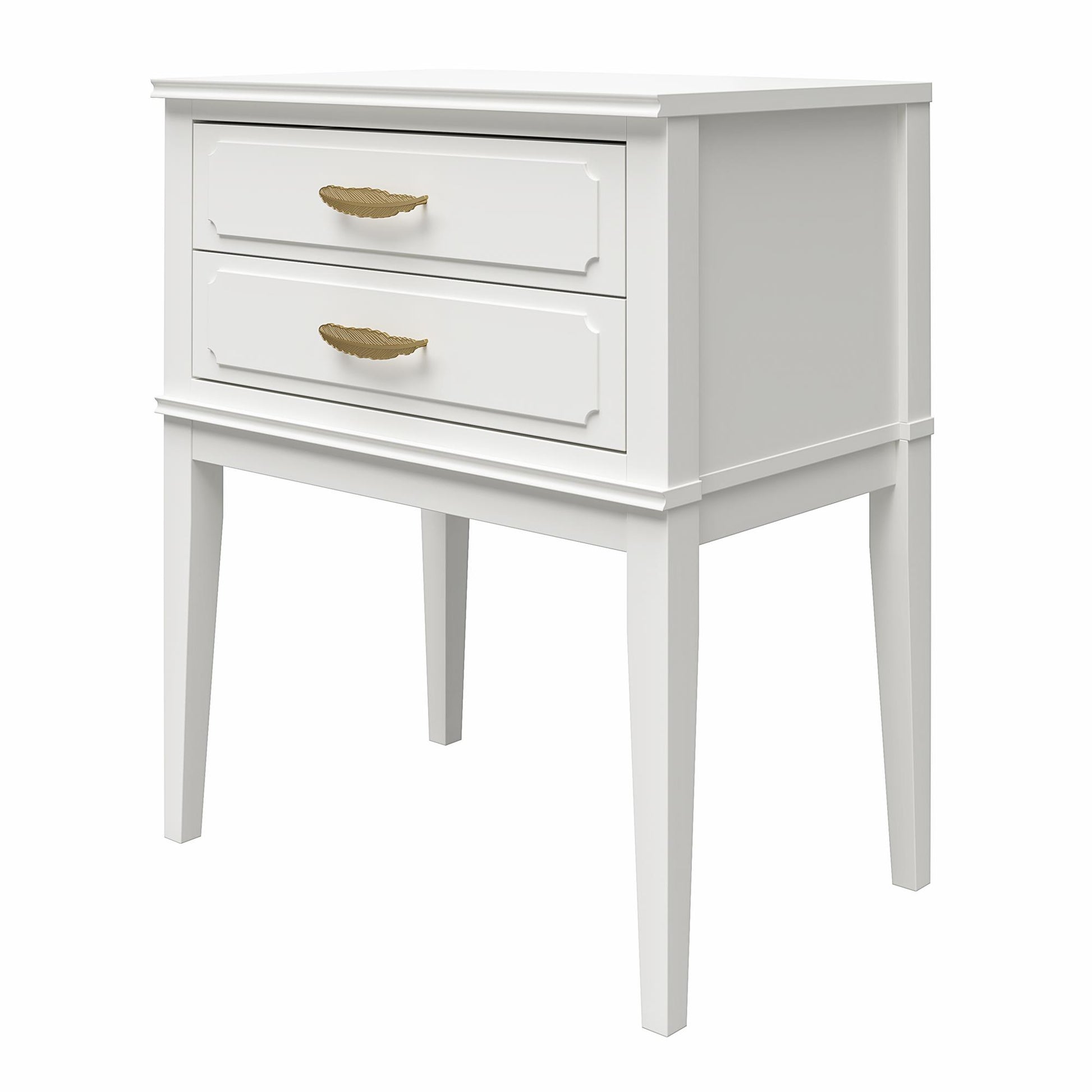 Stella Accent Table, White - White