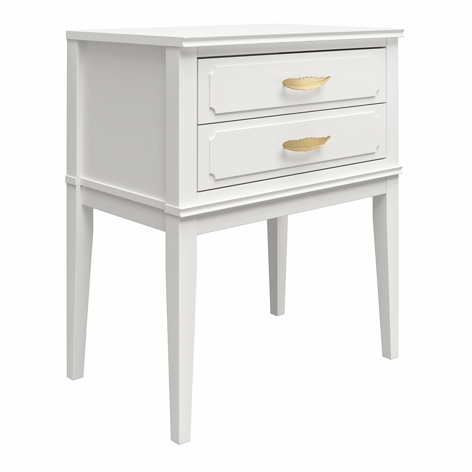 Stella Accent Table, White - White