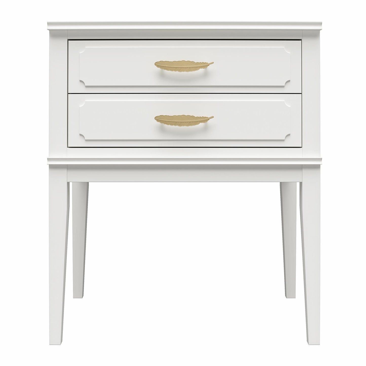 Stella Accent Table, White - White