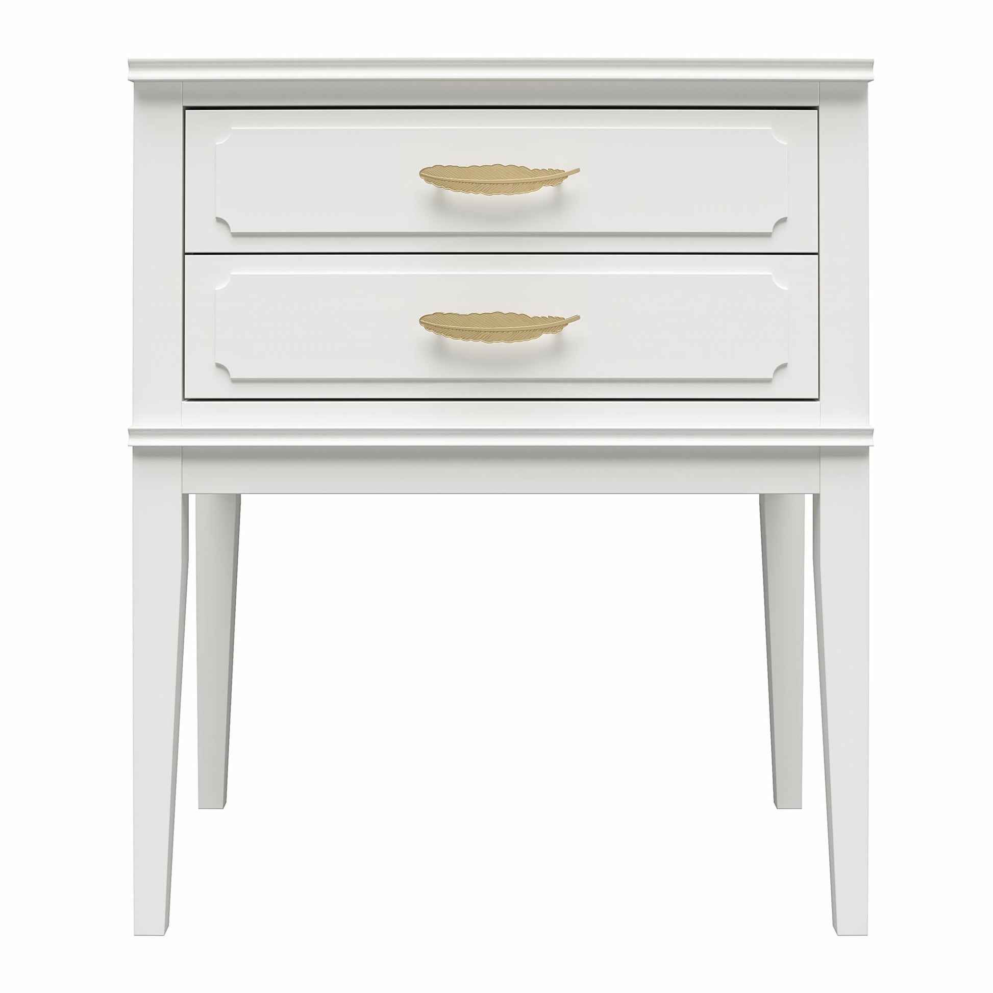 Stella Accent Table, White - White