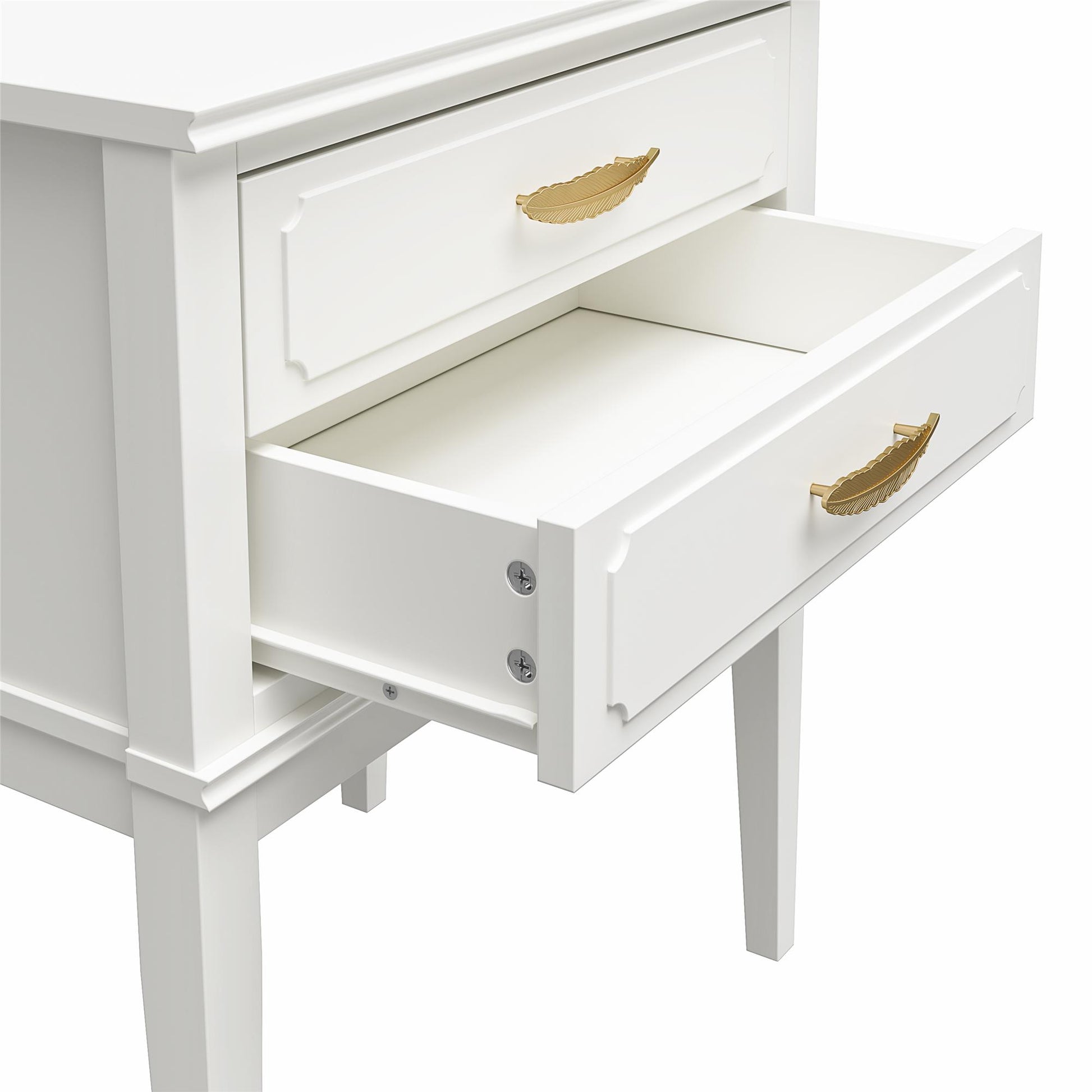 Stella Accent Table, White - White