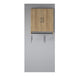 Basin 2 Door Wall Storage Cabinet with Hanging Rod - Natural