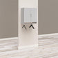 Basin 2 Door Wall Storage Cabinet with Hanging Rod - Dove Gray