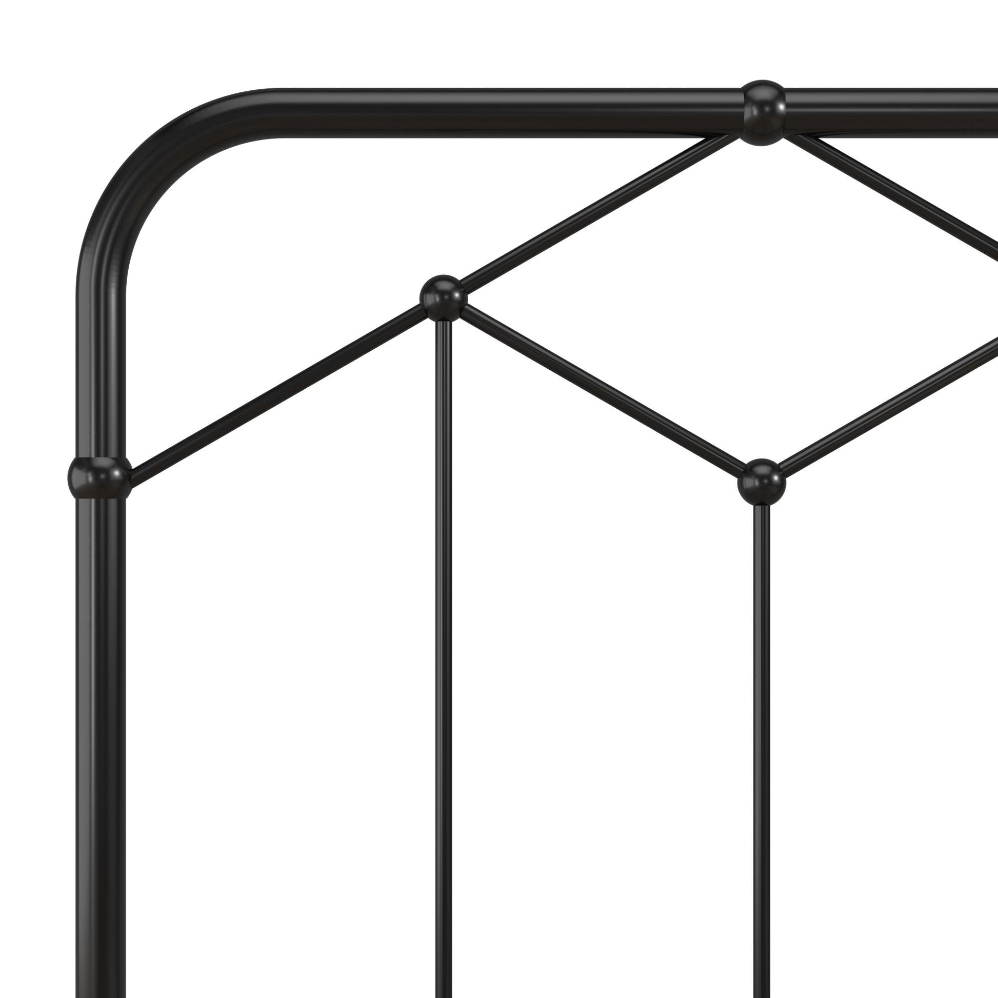 Francis Farmhouse Metal Bed - Black - Twin