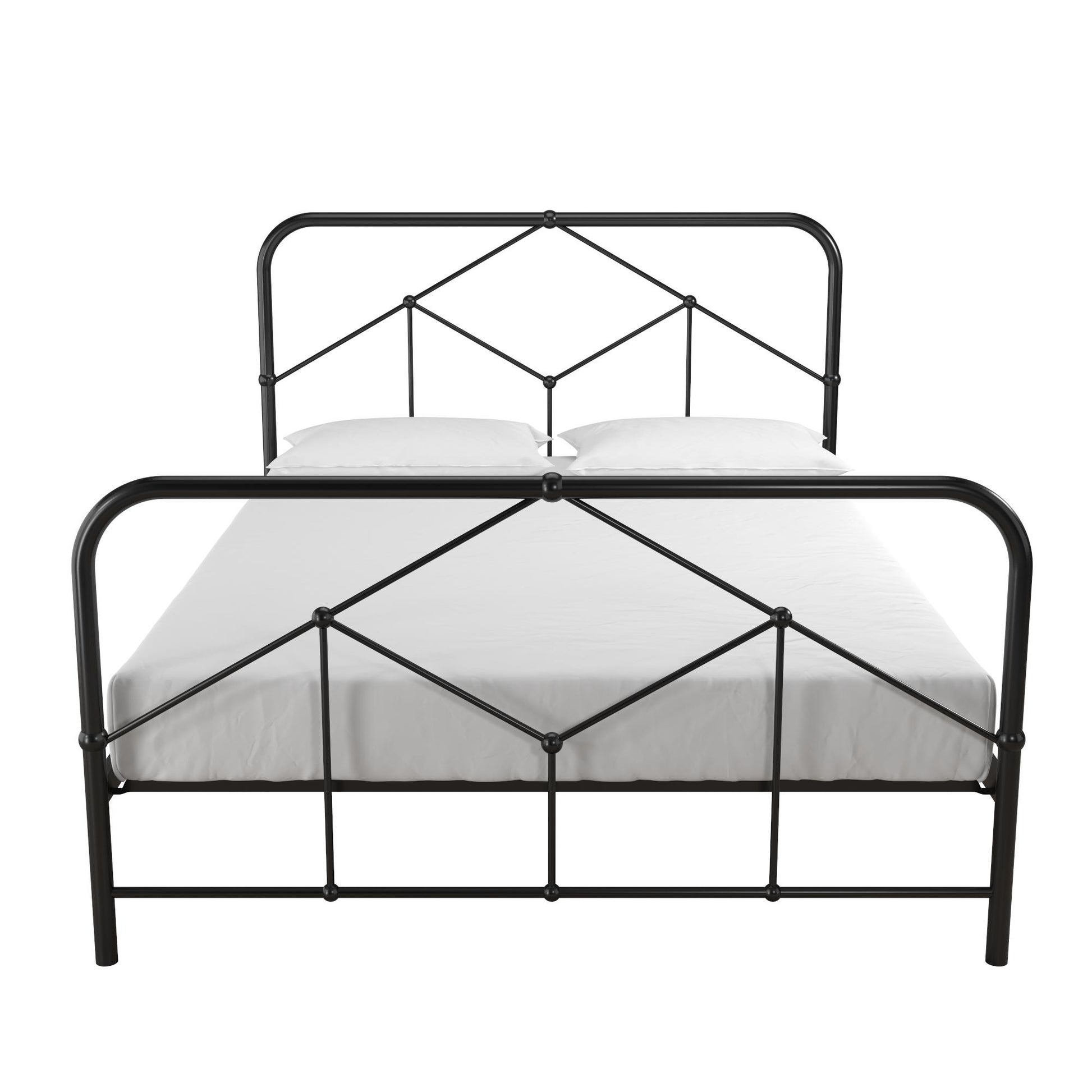 Francis Farmhouse Metal Bed - Black - Full