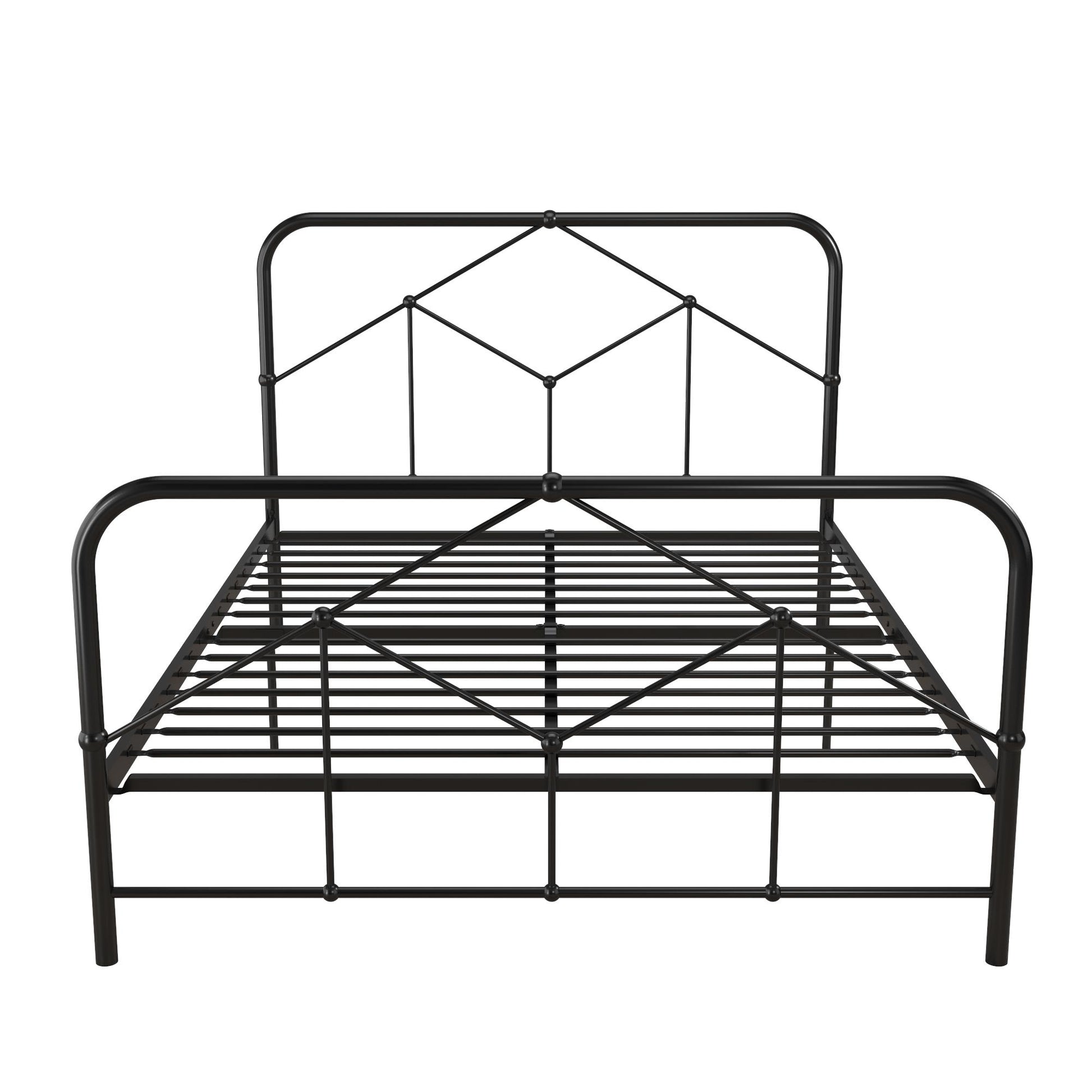 Francis Farmhouse Metal Bed - Black - Full