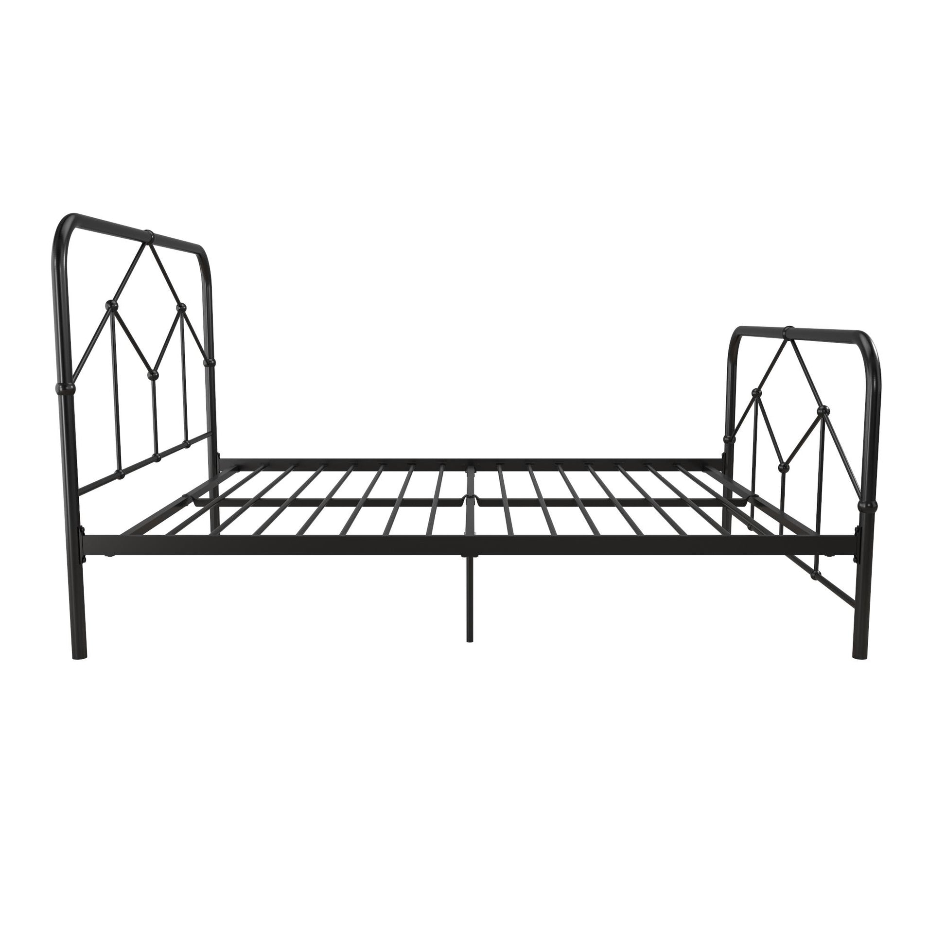 Francis Farmhouse Metal Bed - Black - Full