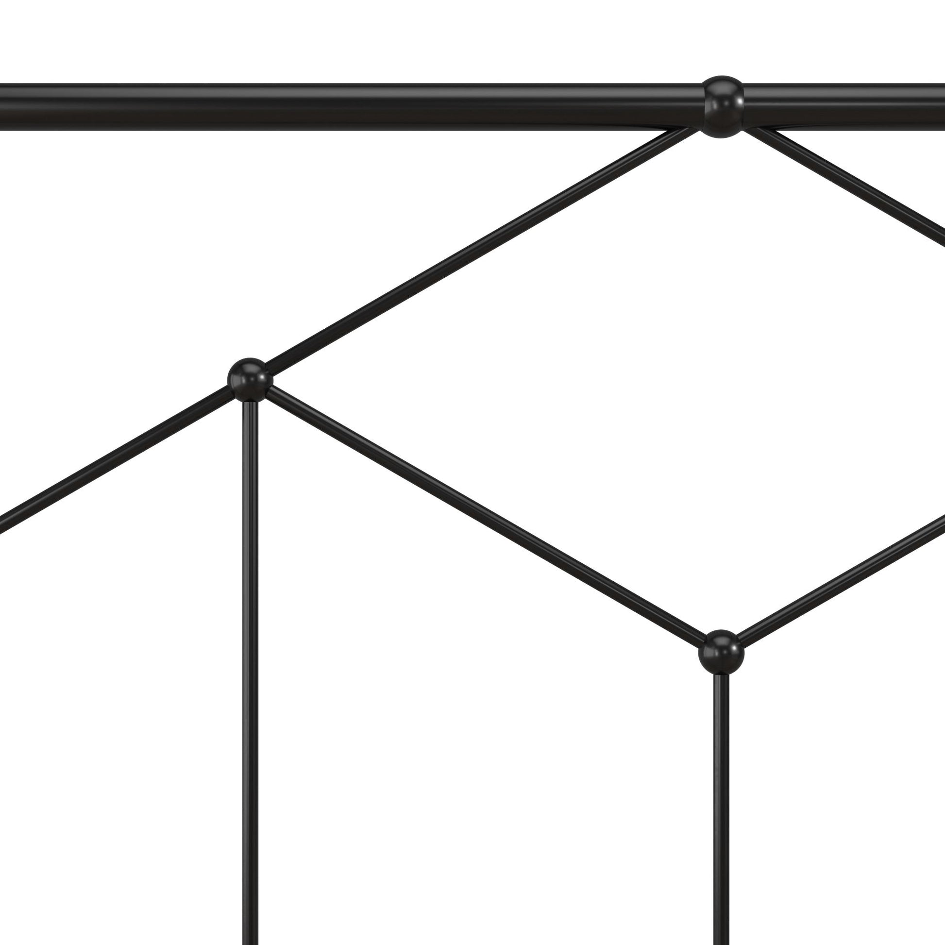 Francis Farmhouse Metal Bed - Black - Full