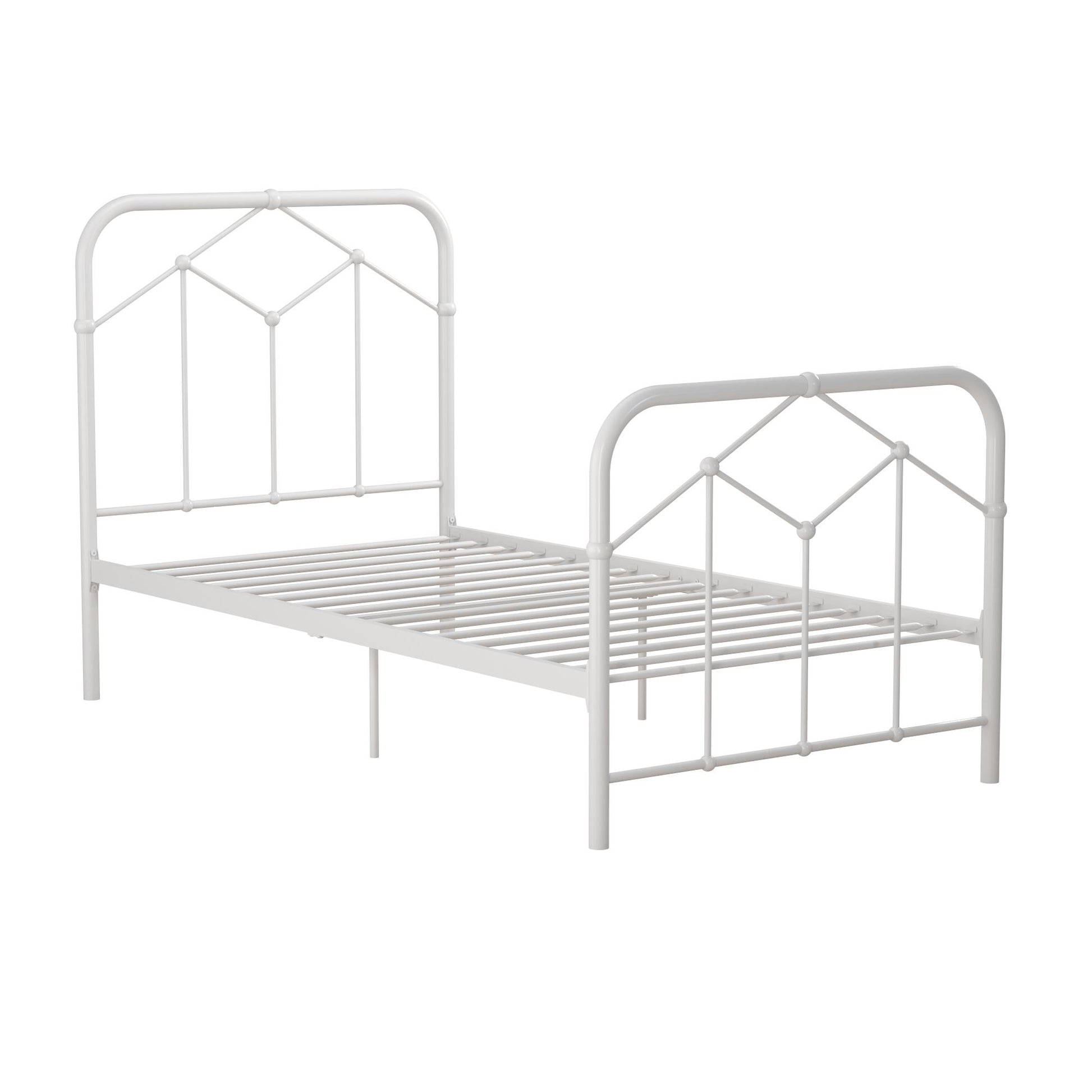 Francis Farmhouse Metal Bed - White - Twin