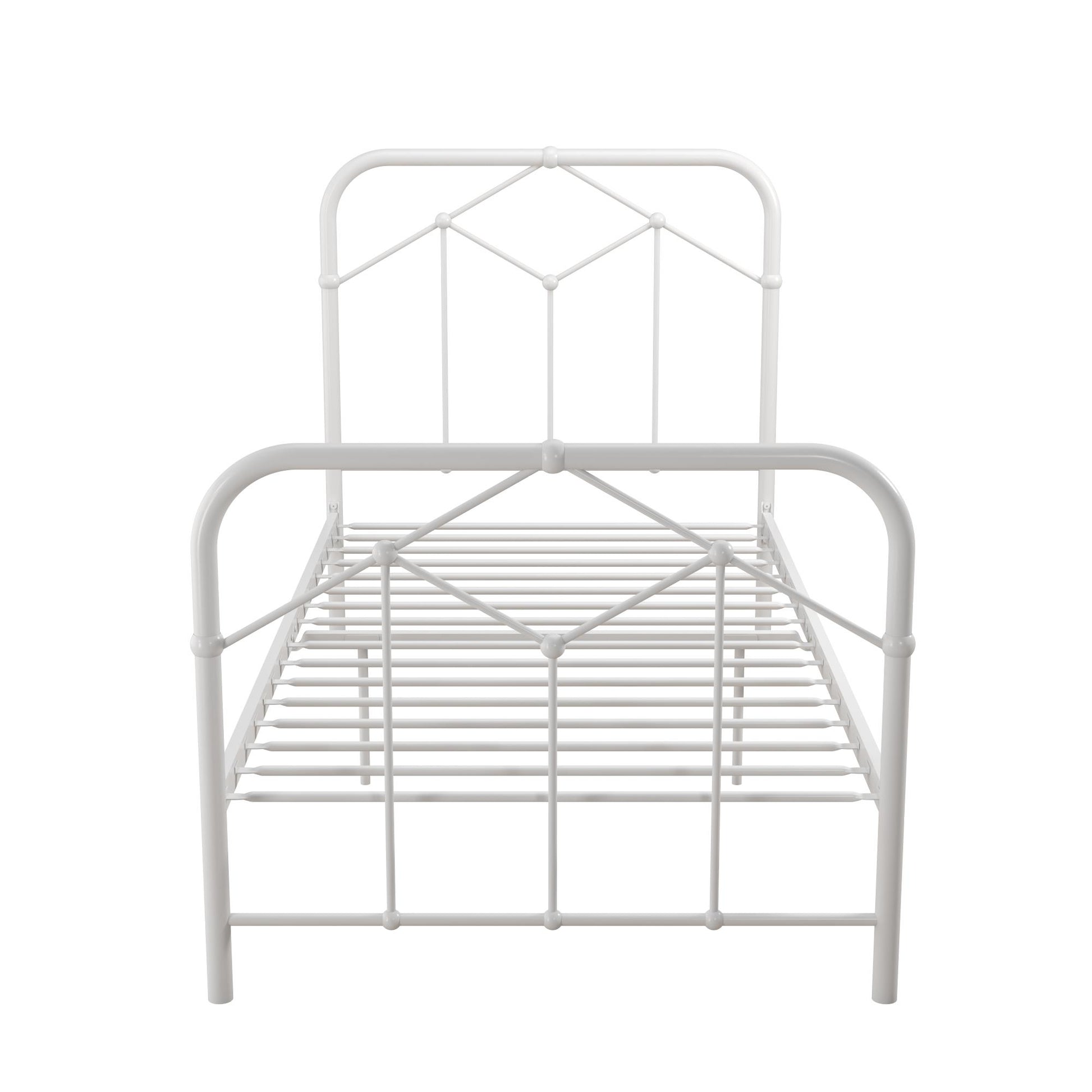 Francis Farmhouse Metal Bed - White - Twin