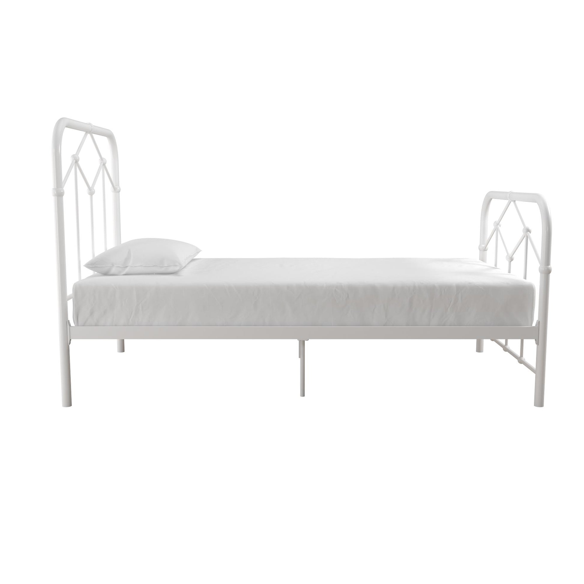 Francis Farmhouse Metal Bed - White - Twin