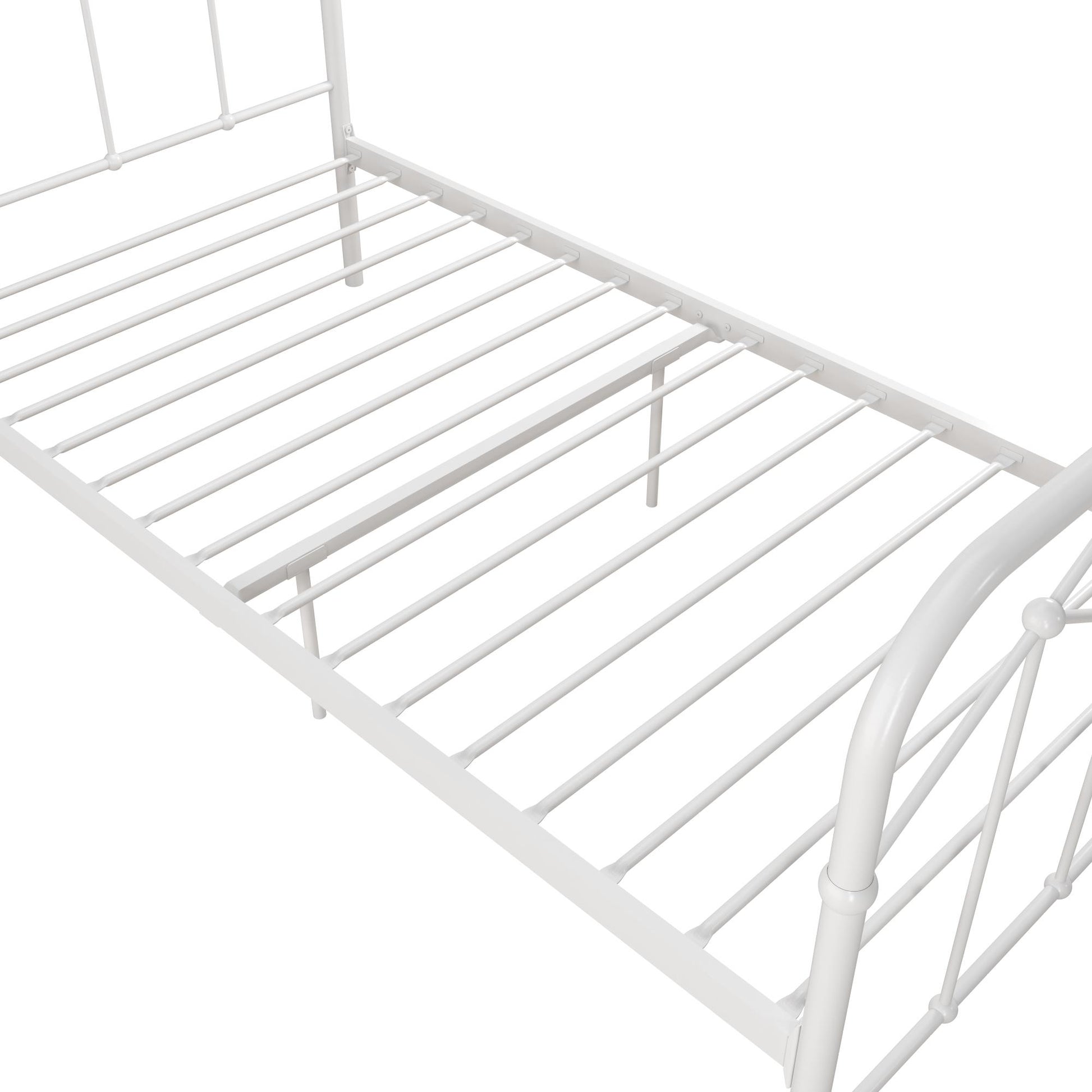 Francis Farmhouse Metal Bed - White - Twin