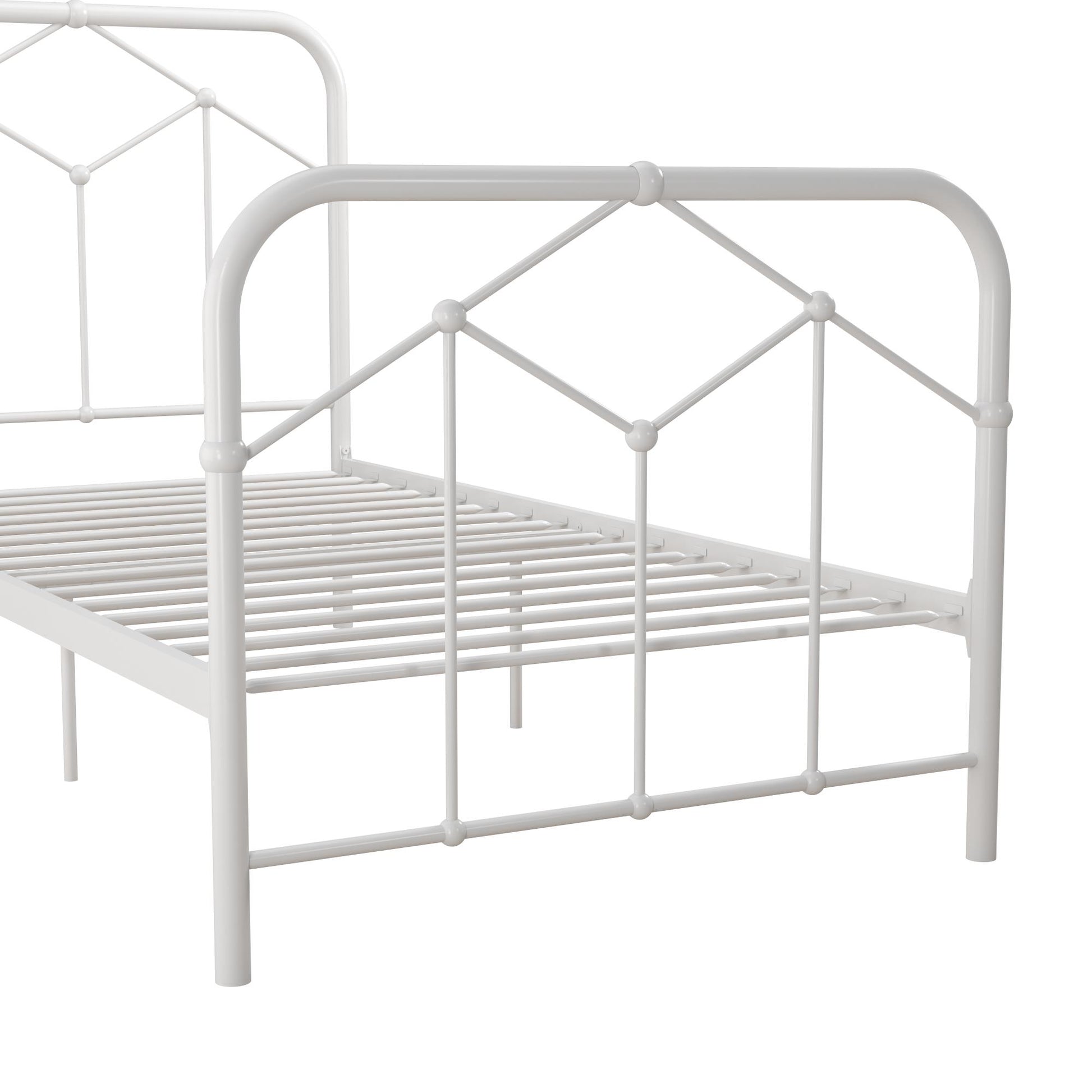 Francis Farmhouse Metal Bed - White - Twin