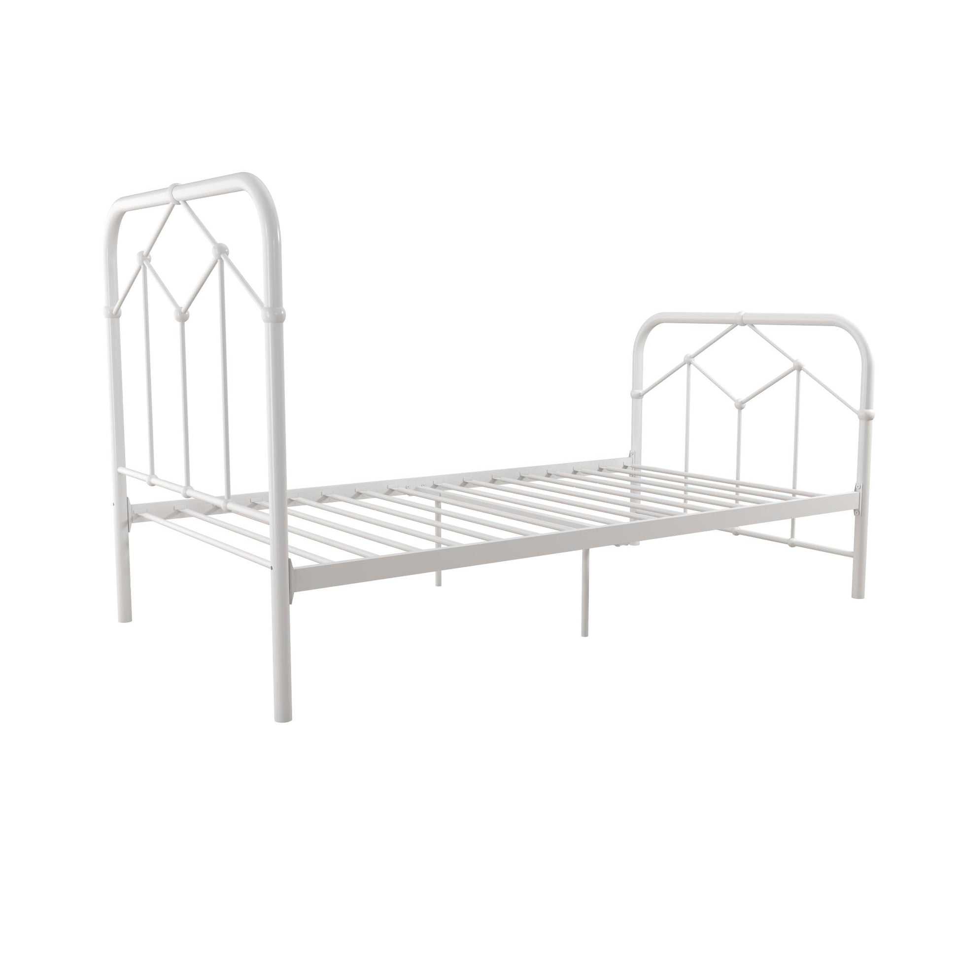 Francis Farmhouse Metal Bed - White - Twin