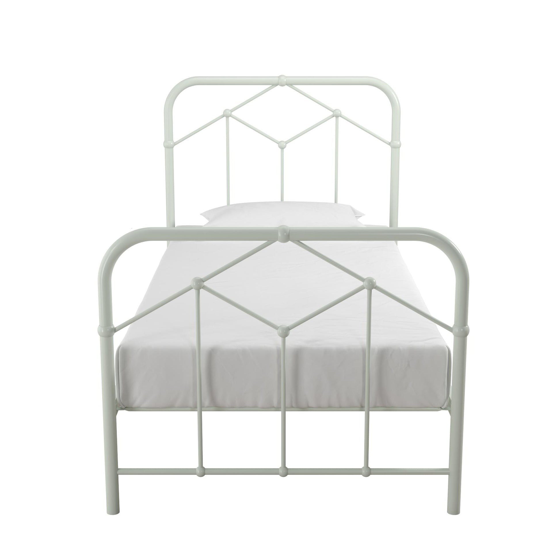 Francis Farmhouse Metal Bed - Green - Twin