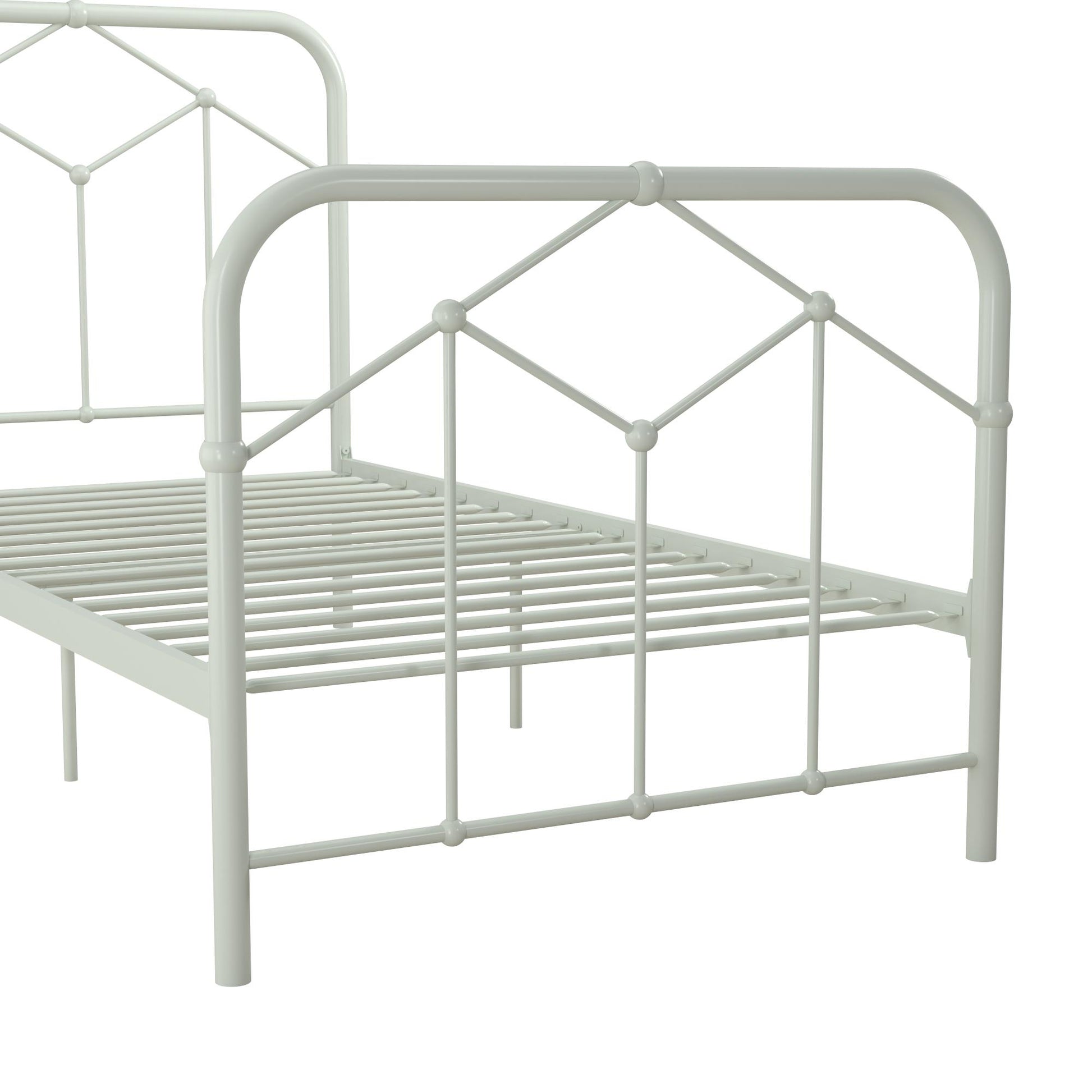 Francis Farmhouse Metal Bed - Green - Twin