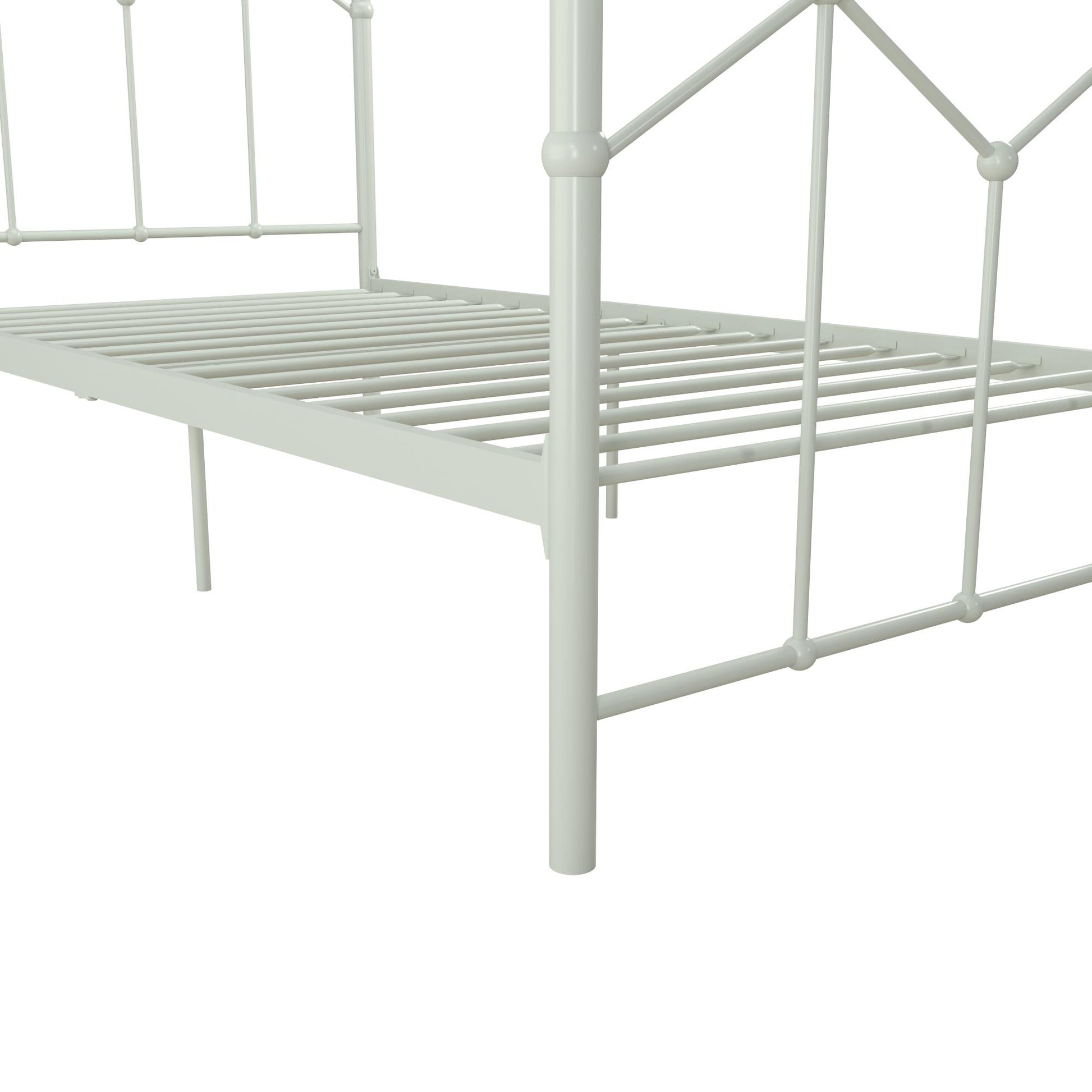 Francis Farmhouse Metal Bed - Green - Twin