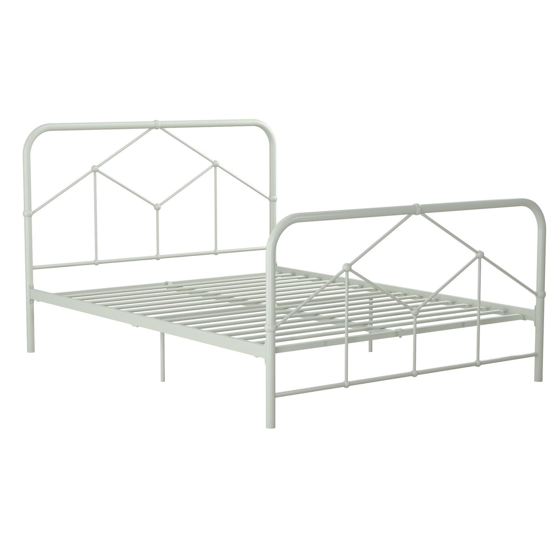 Francis Farmhouse Metal Bed - Green - Full