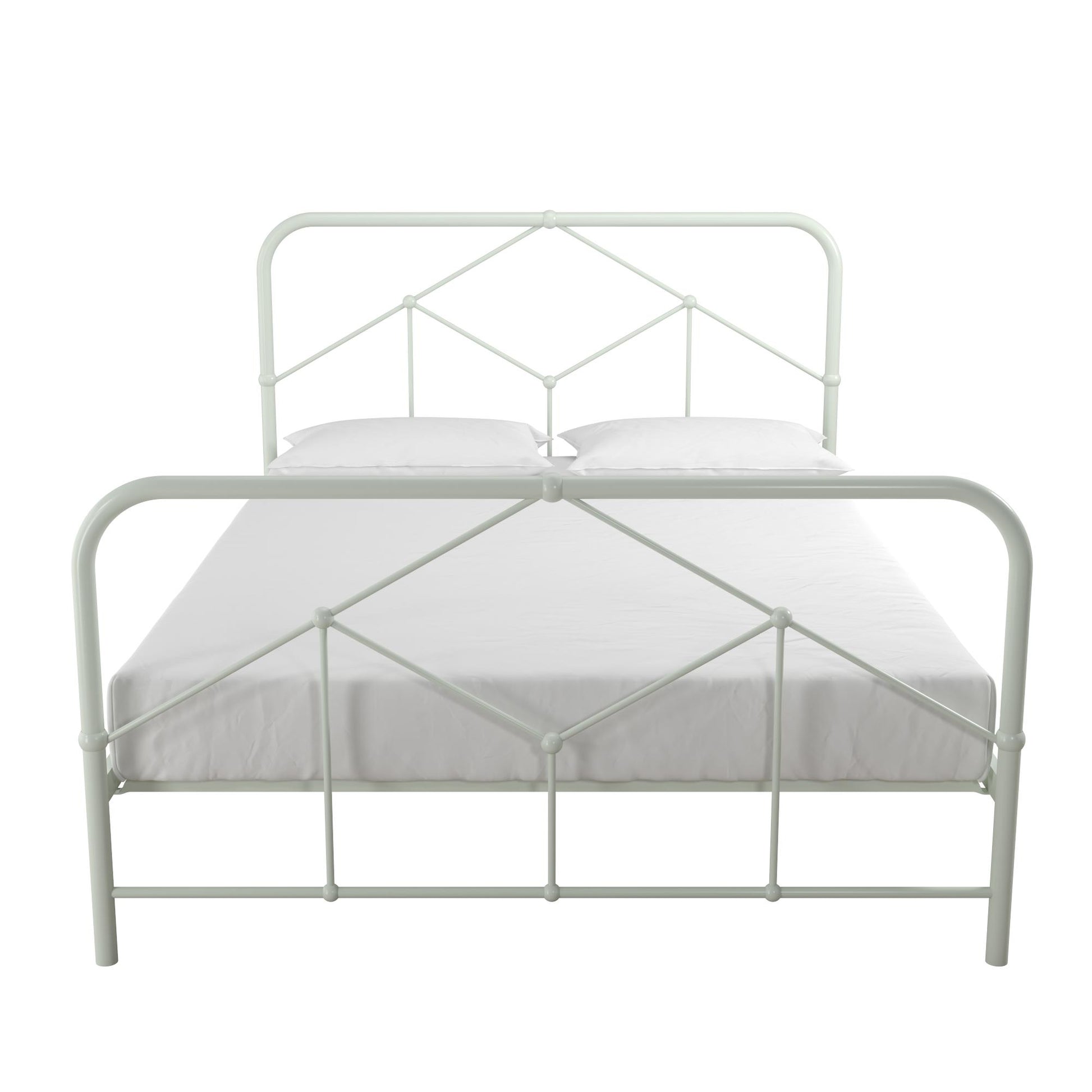 Francis Farmhouse Metal Bed - Green - Full