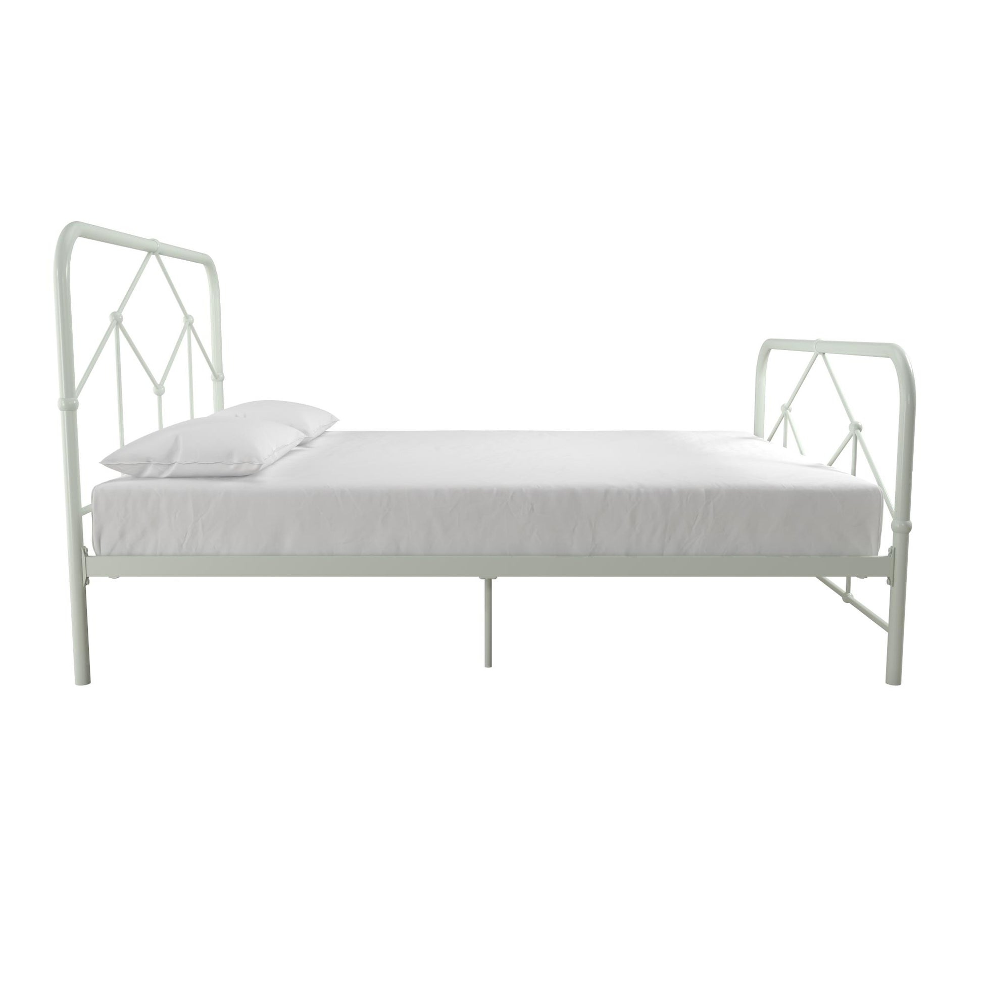 Francis Farmhouse Metal Bed - Green - Full