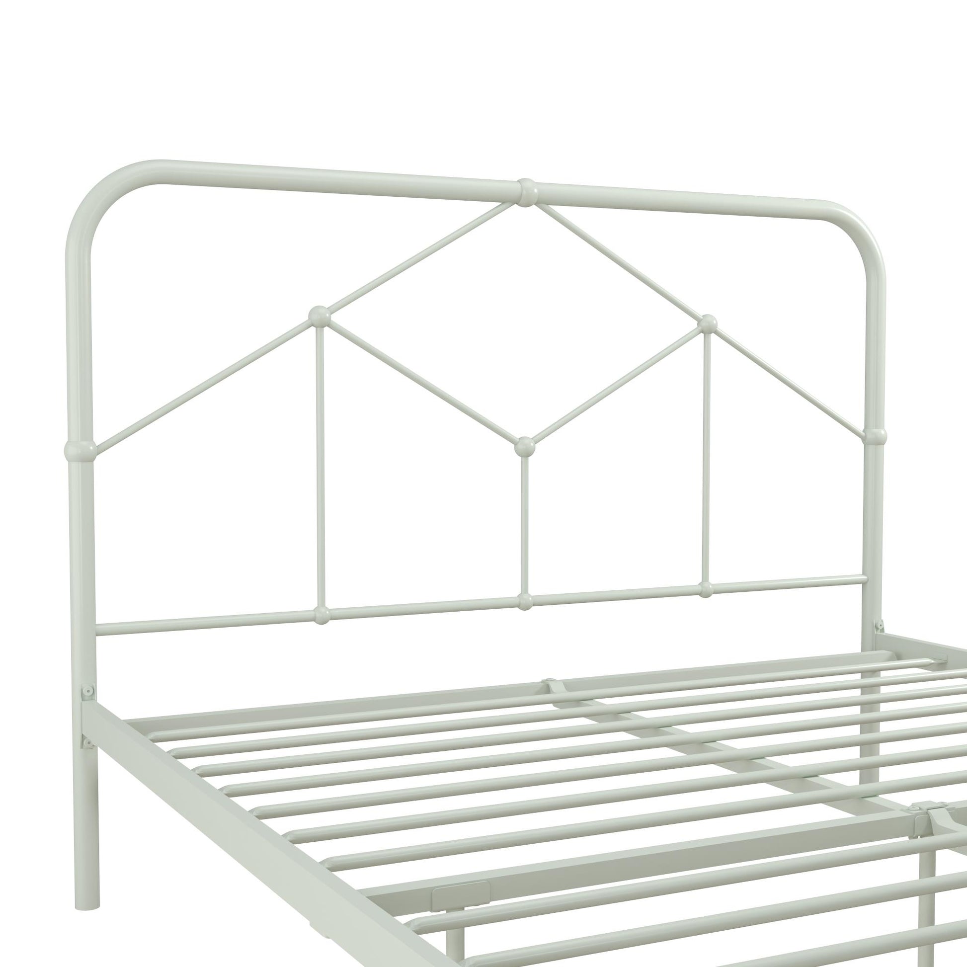 Francis Farmhouse Metal Bed - Green - Full