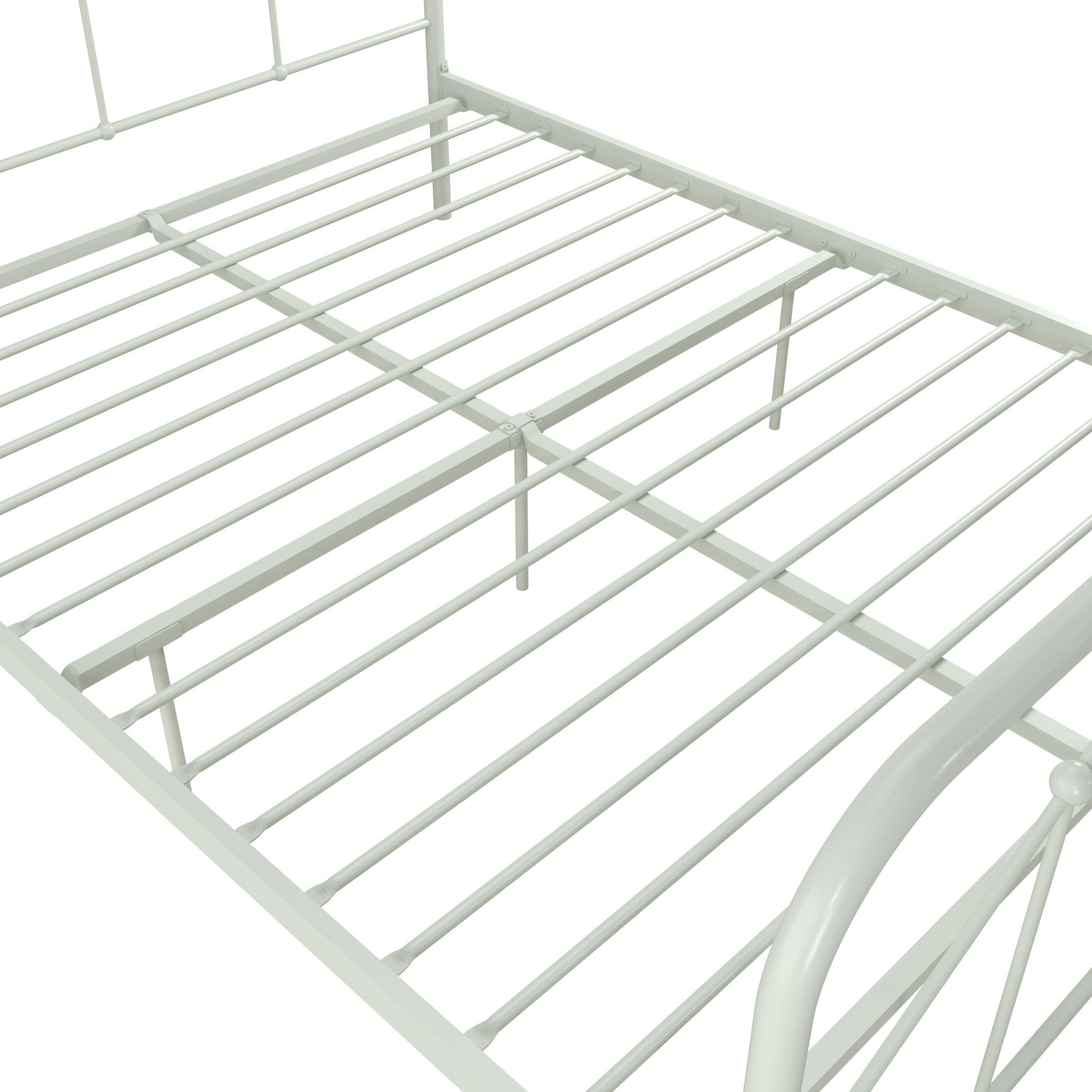 Francis Farmhouse Metal Bed - Green - Full