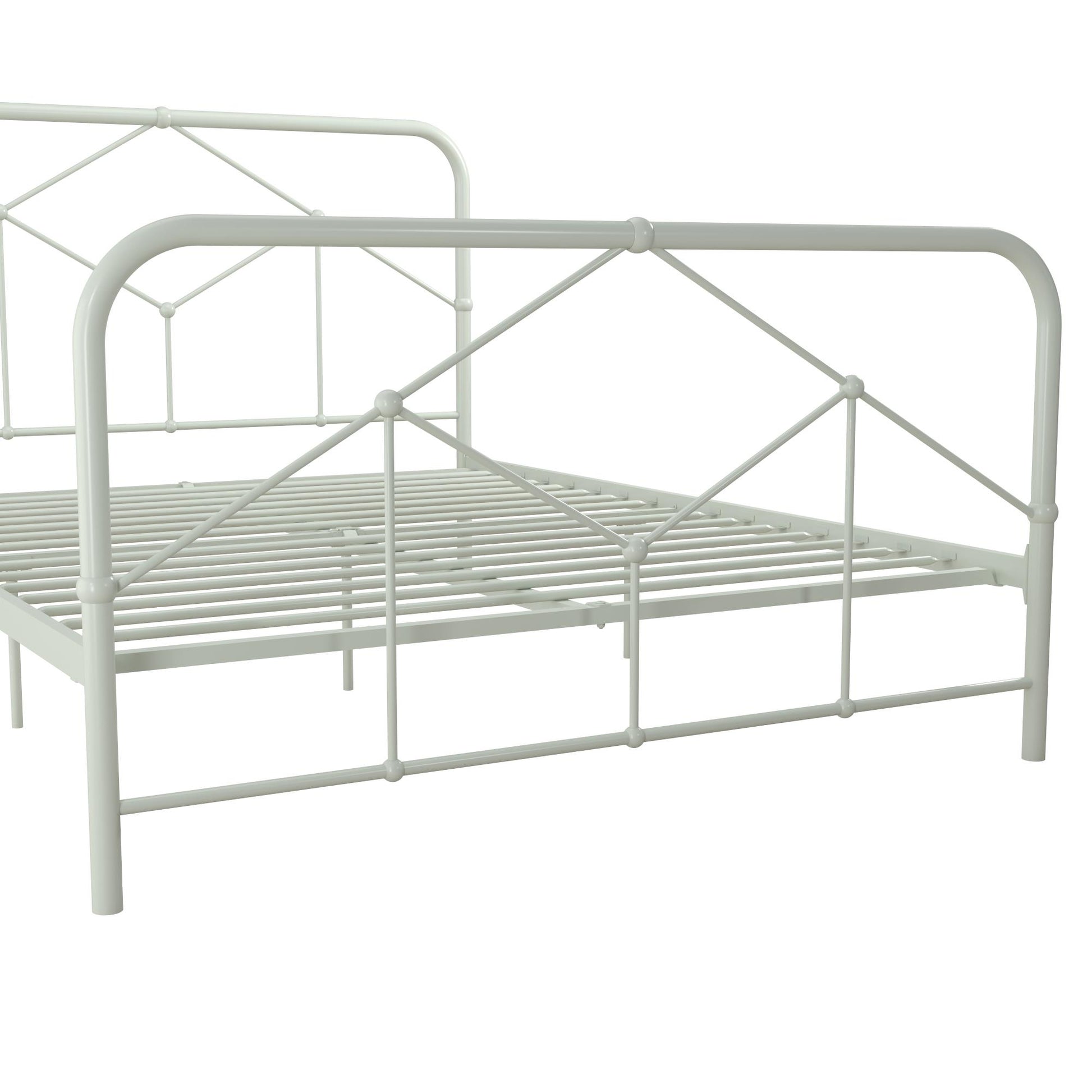 Francis Farmhouse Metal Bed - Green - Full
