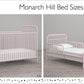 Monarch Hill Ivy Metal Toddler Bed with Classic Wrought-Iron Look - Pink