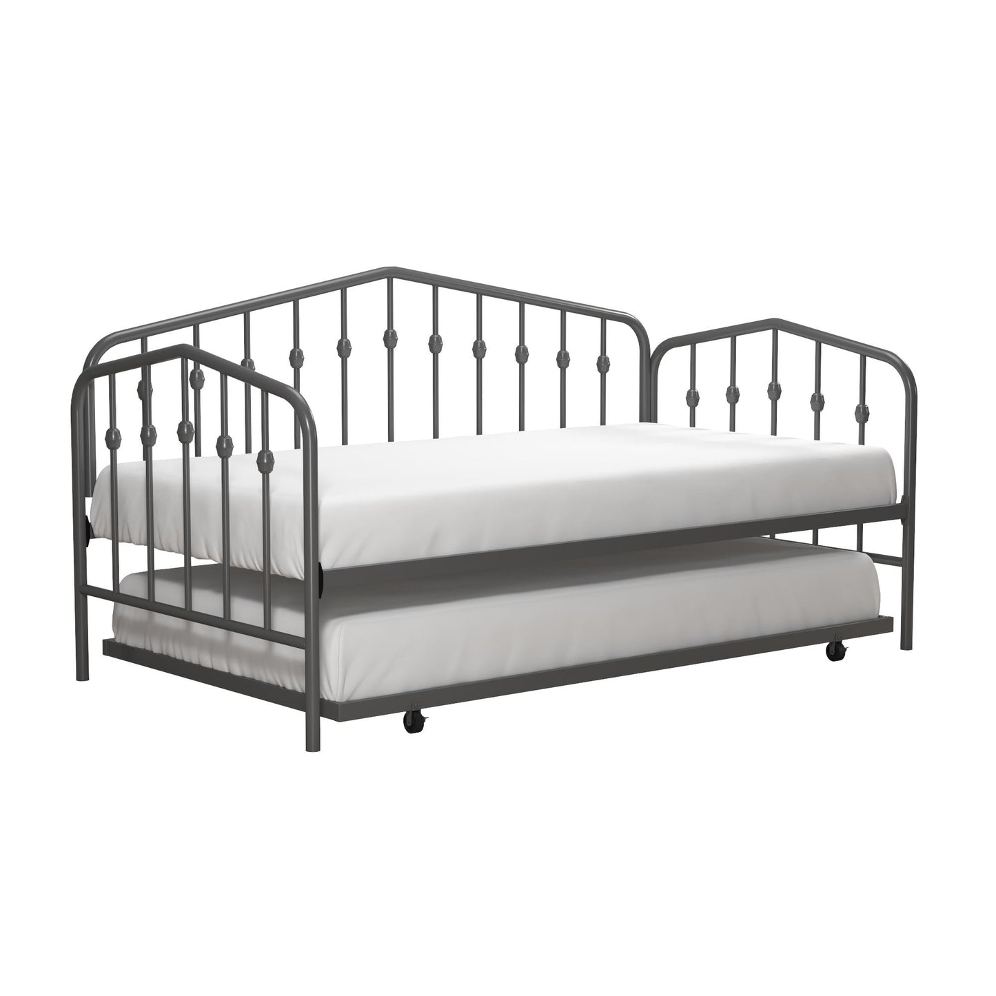 Bushwick Metal Daybed & Trundle - Gray - Twin