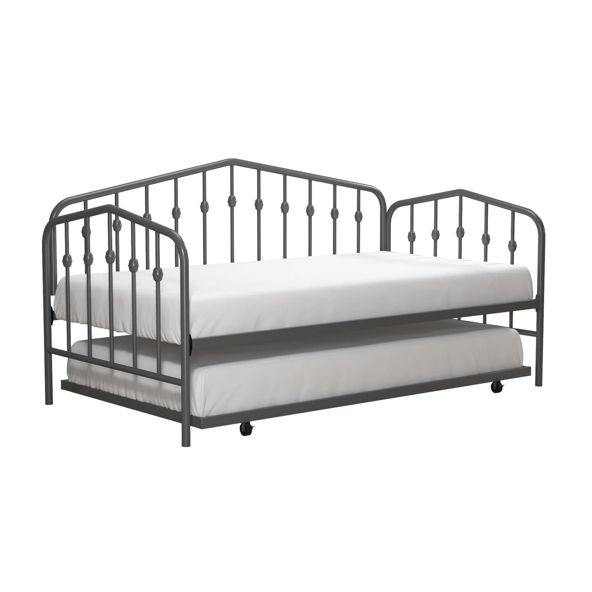 Bushwick Metal Daybed & Trundle - Gray - Twin