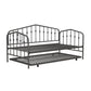 Bushwick Metal Daybed & Trundle - Gray - Twin