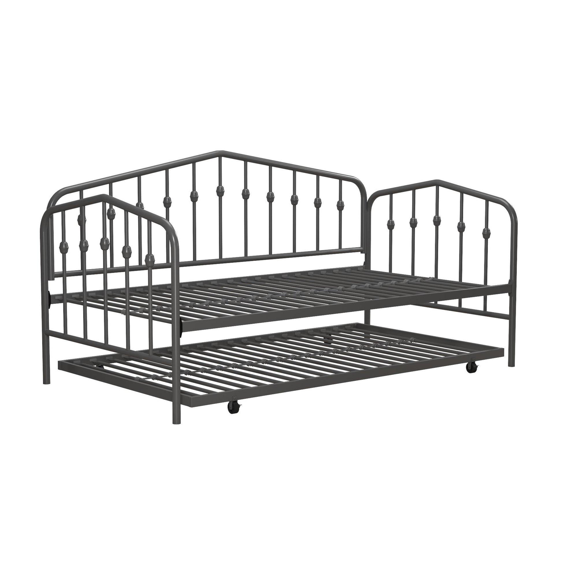 Bushwick Metal Daybed & Trundle - Gray - Twin