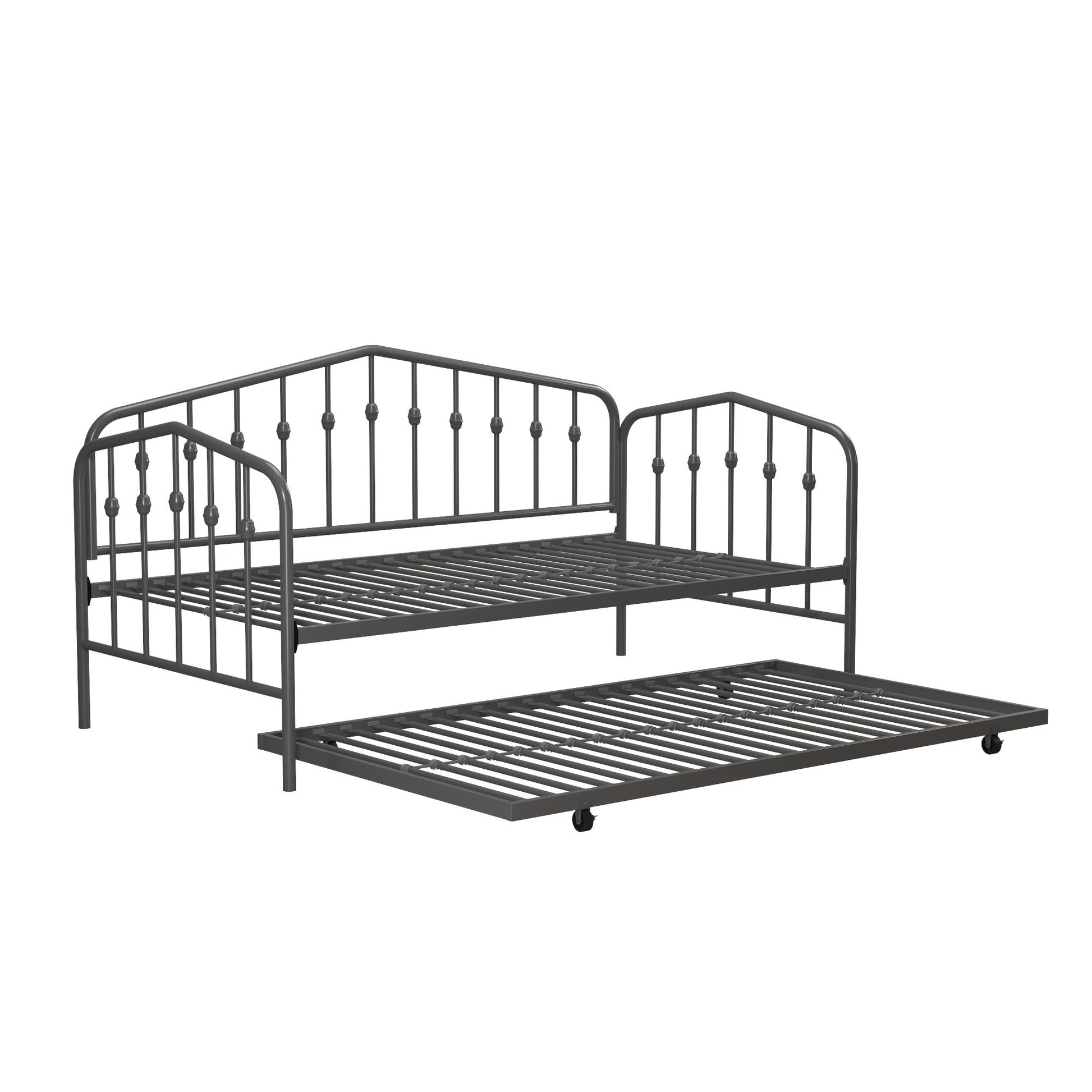 Bushwick Metal Daybed & Trundle - Gray - Twin