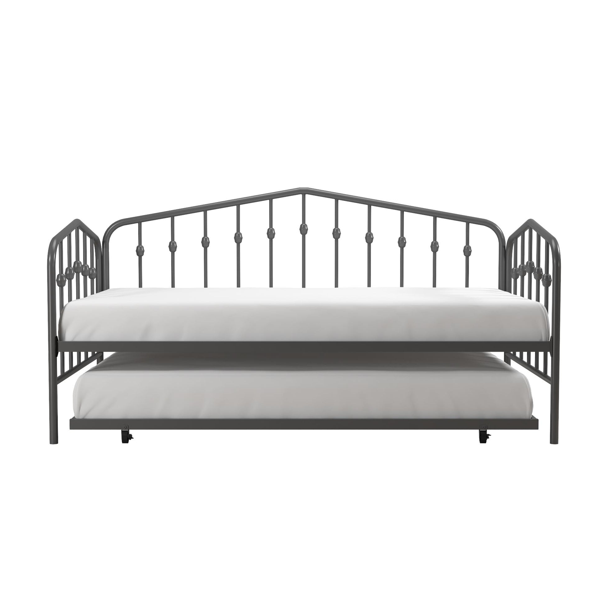 Bushwick Metal Daybed & Trundle - Gray - Twin