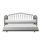 Bushwick Metal Daybed & Trundle - Gray - Twin