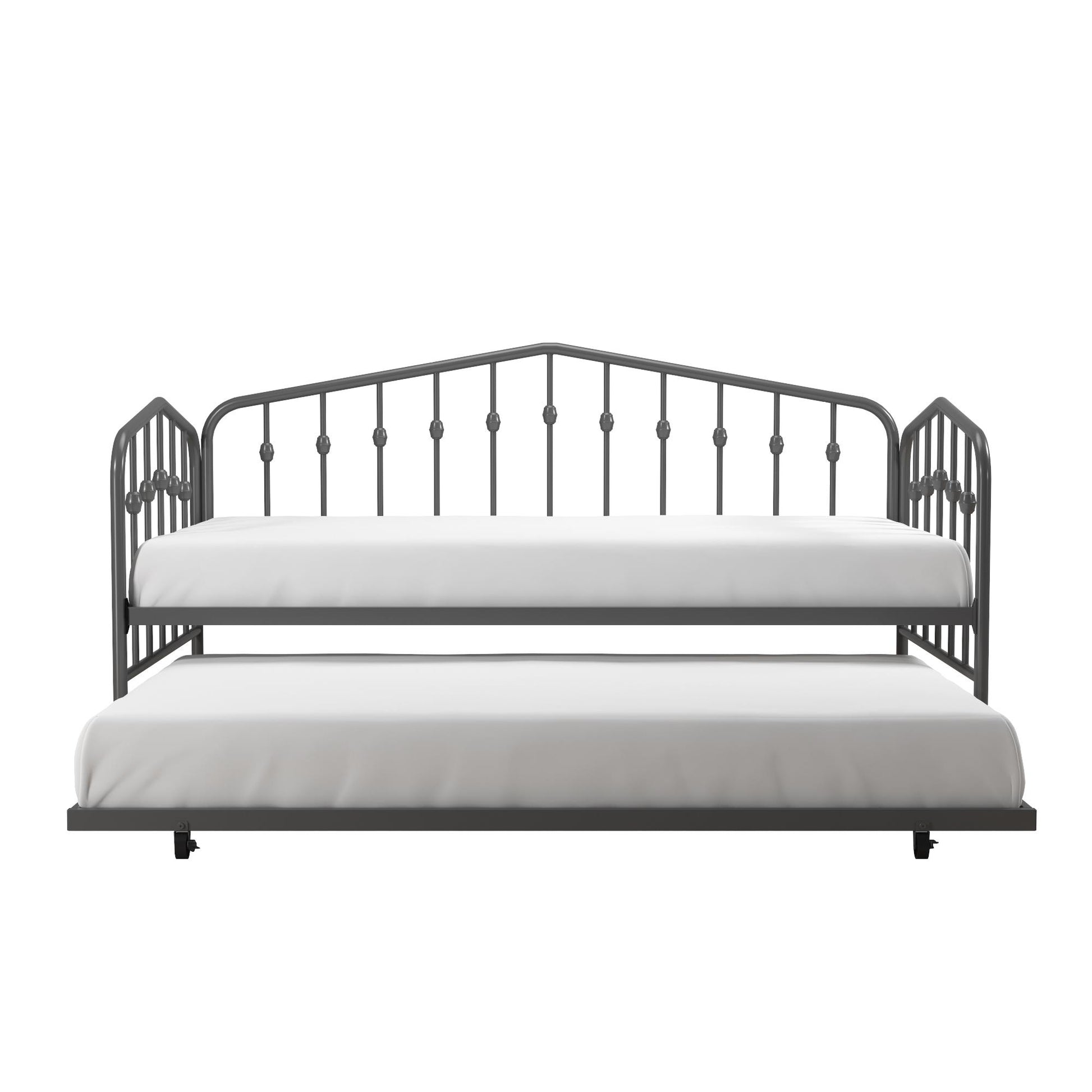 Bushwick Metal Daybed & Trundle - Gray - Twin