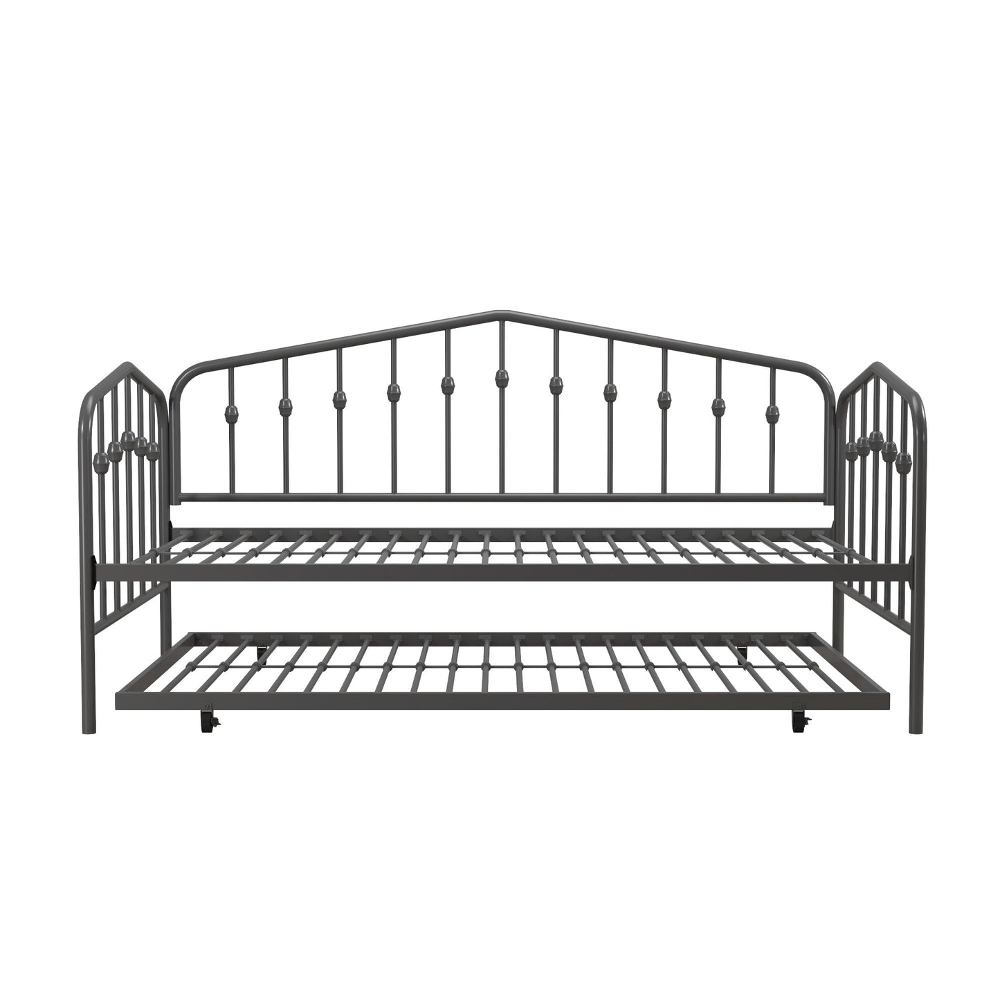 Bushwick Metal Daybed & Trundle - Gray - Twin