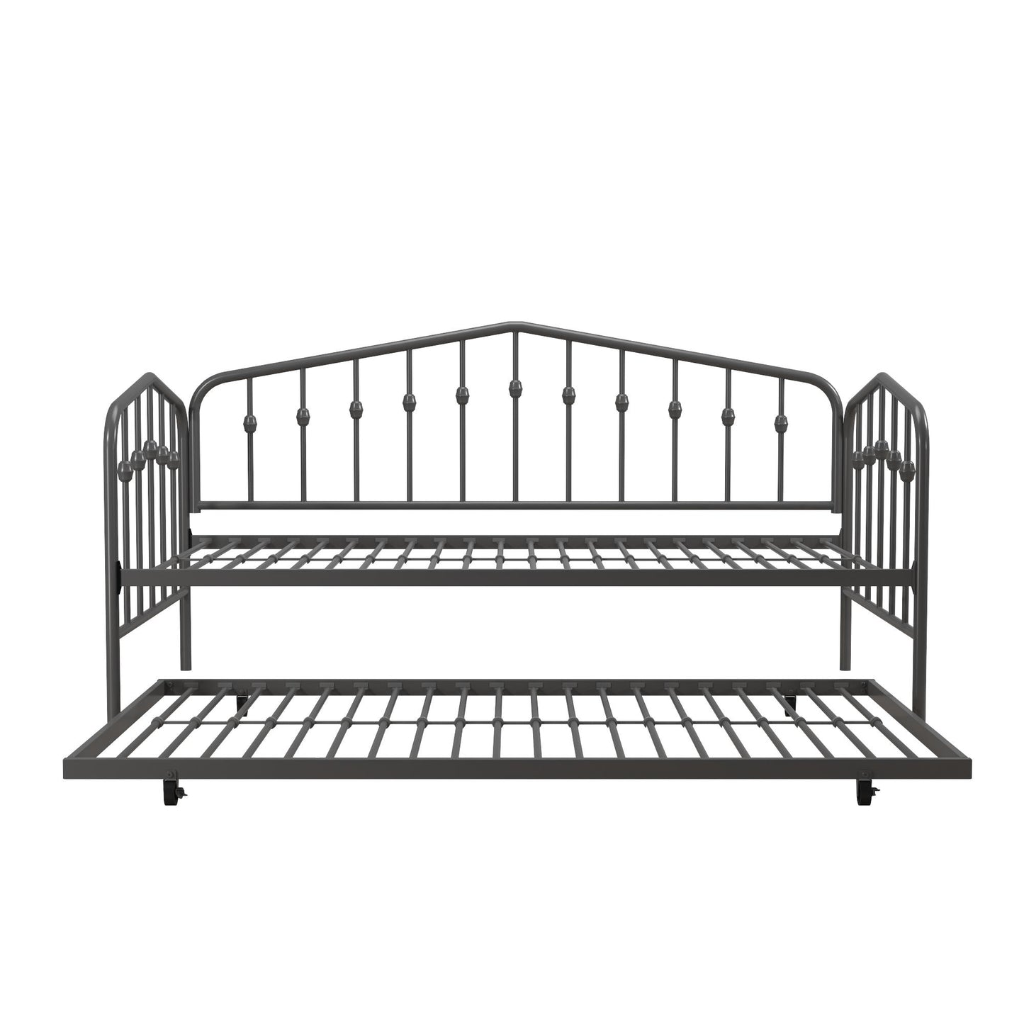 Bushwick Metal Daybed & Trundle - Gray - Twin