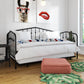 Bushwick Metal Daybed & Trundle - Black - Twin