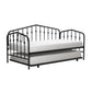 Bushwick Metal Daybed & Trundle - Black - Twin