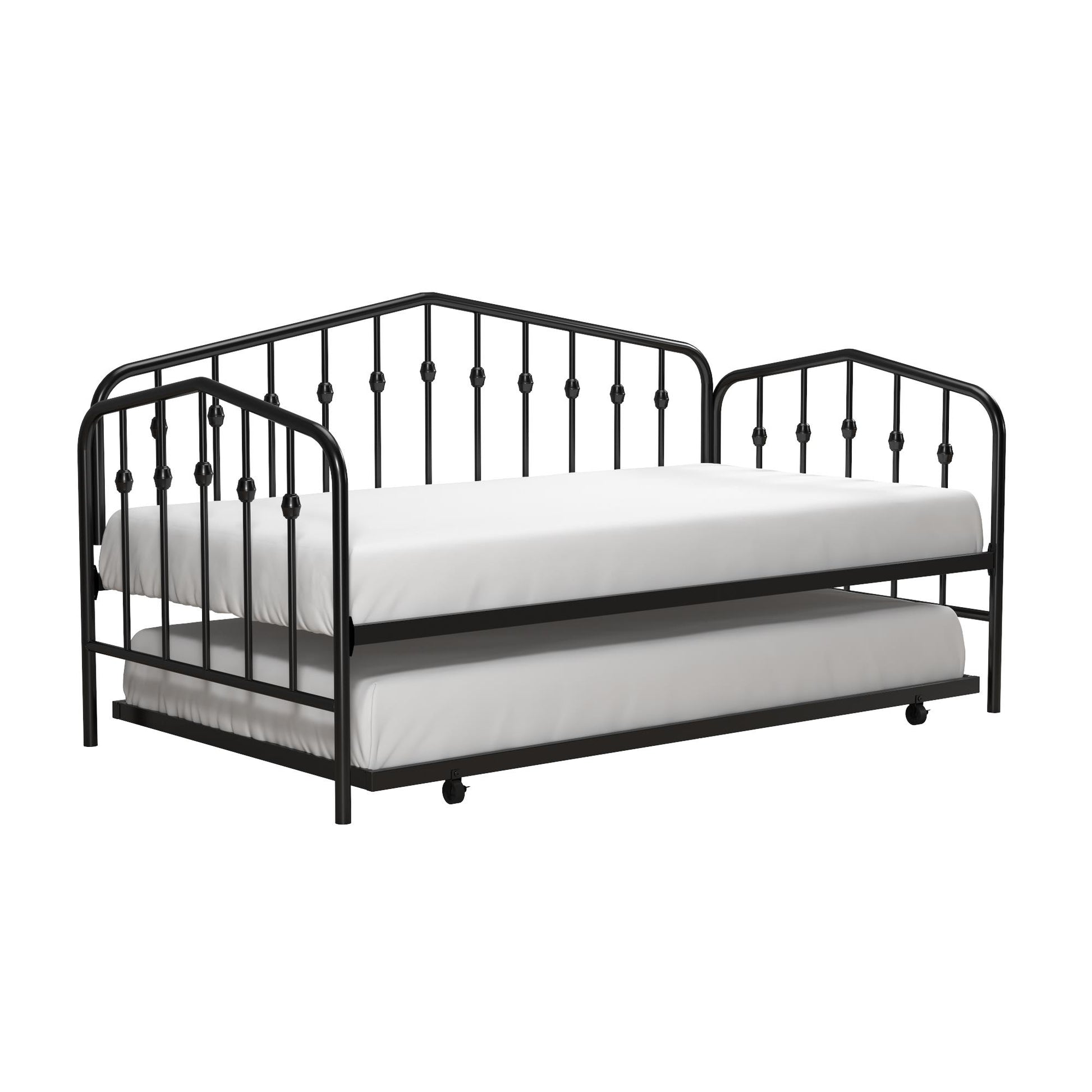 Bushwick Metal Daybed & Trundle - Black - Twin